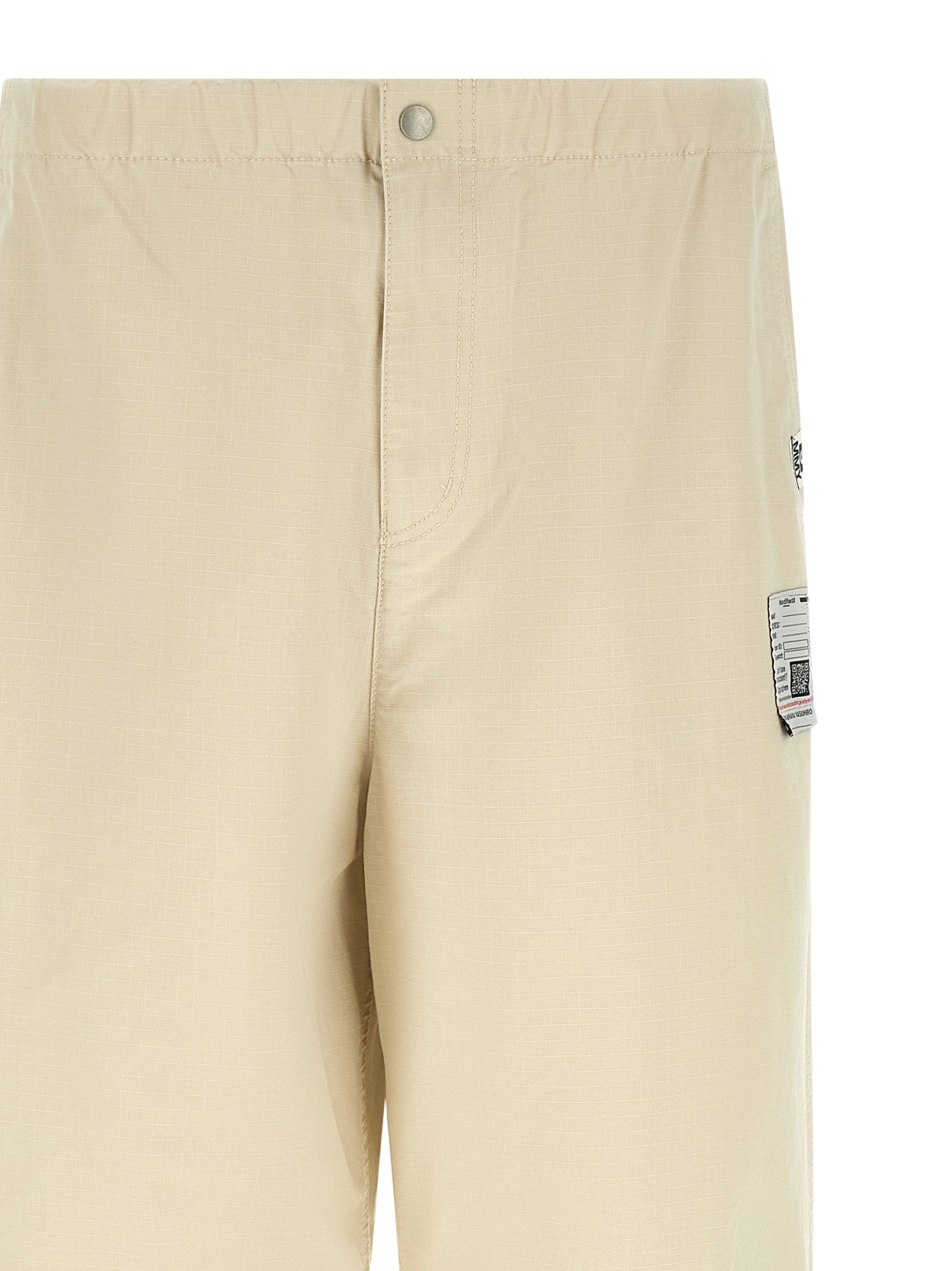Maison Mihara Yasuhiro Beige Cotton Athletic Pants