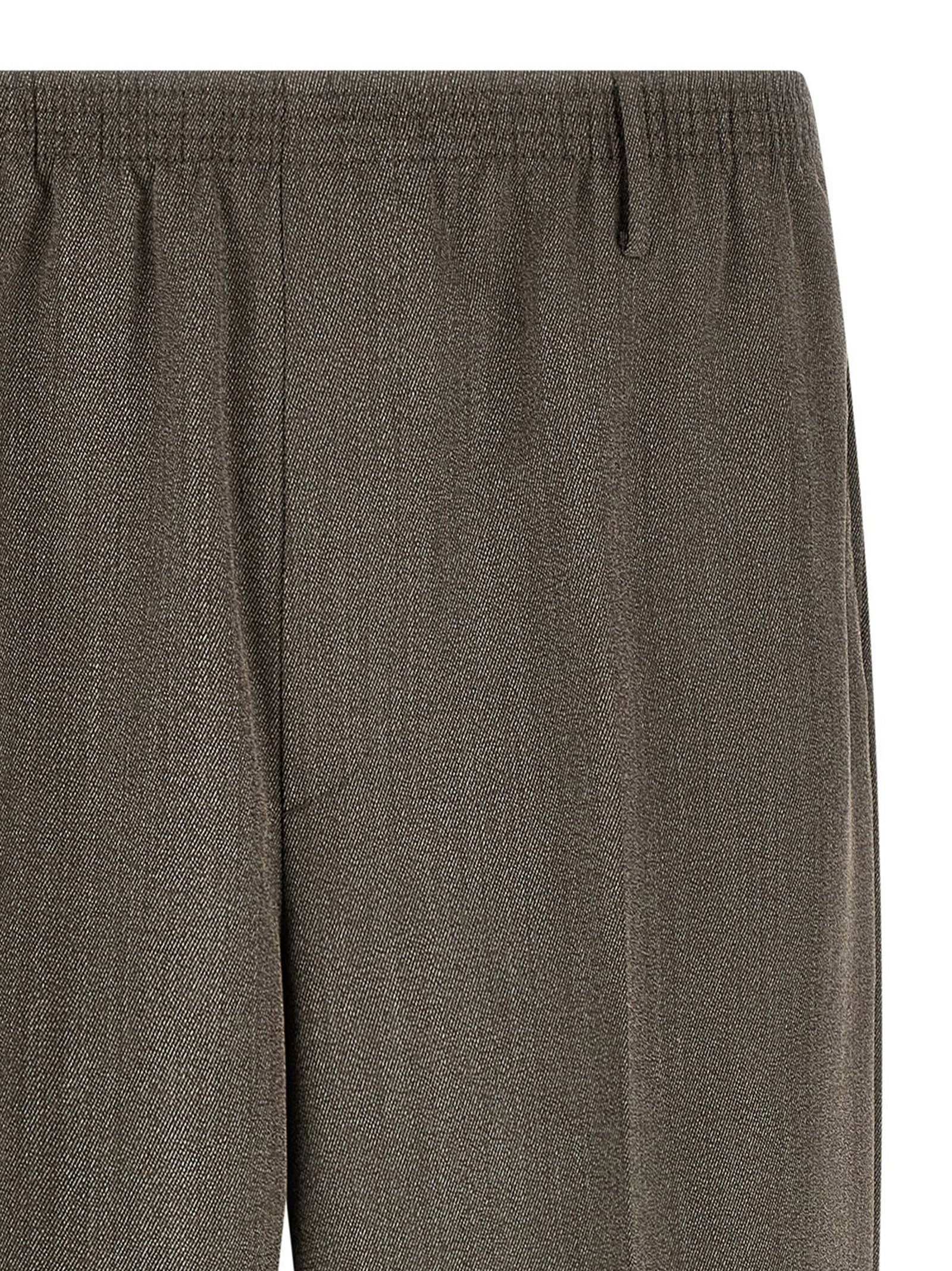 CELLAR DOOR Brown Virgin Wool Casual Pants