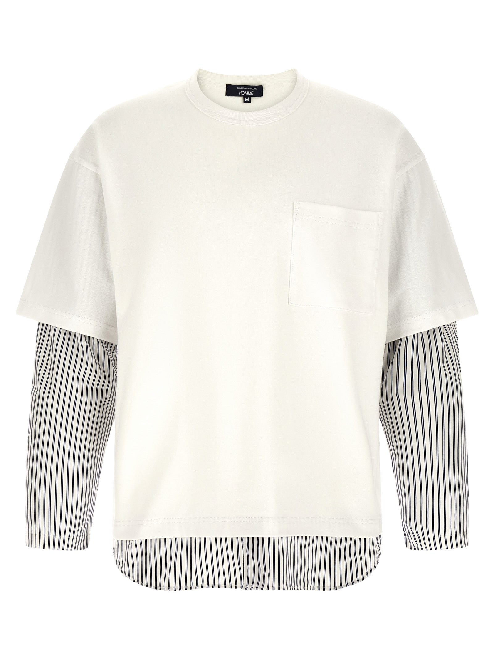 Comme Des Garçons White Cotton T-Shirt