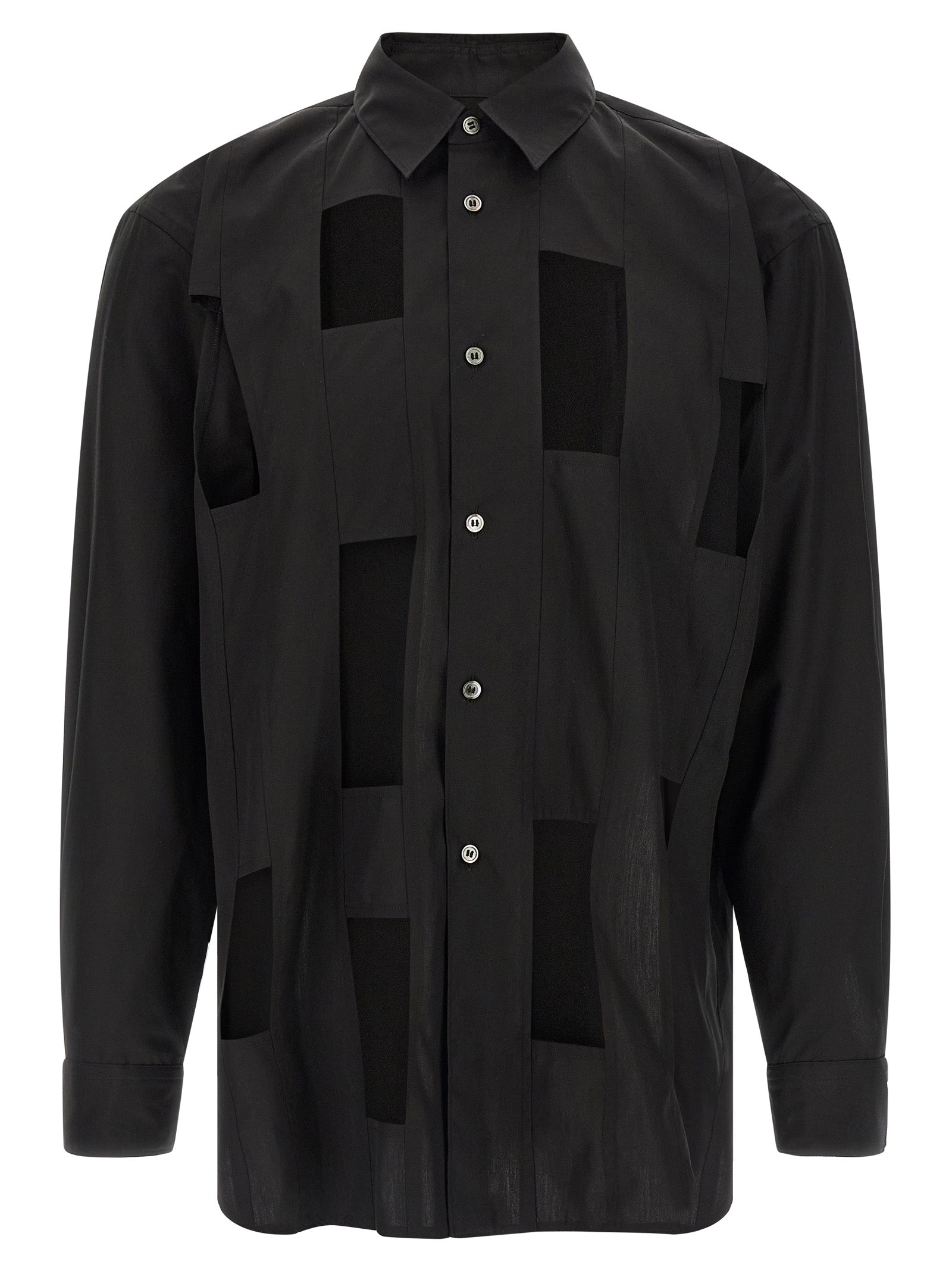 Comme Des Garçons Black Cotton Blouse