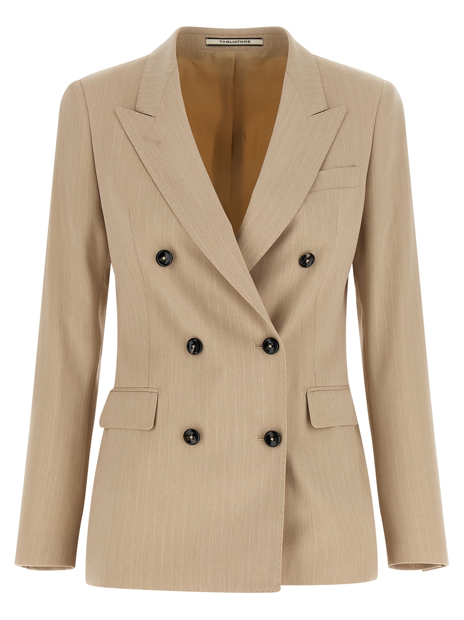Tagliatore Beige Polyester Blazer