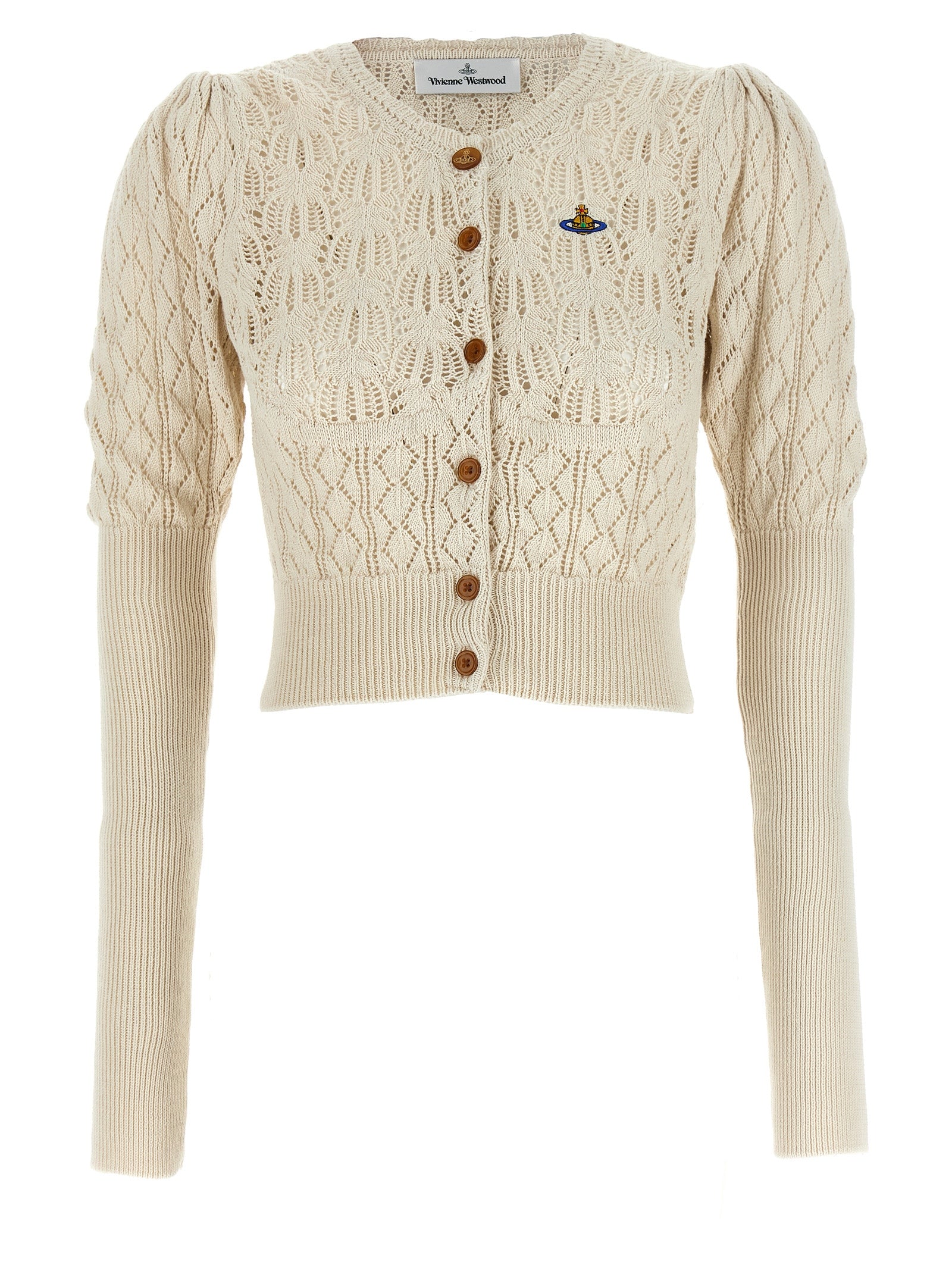 Vivienne Westwood Beige Cotton Cardigan