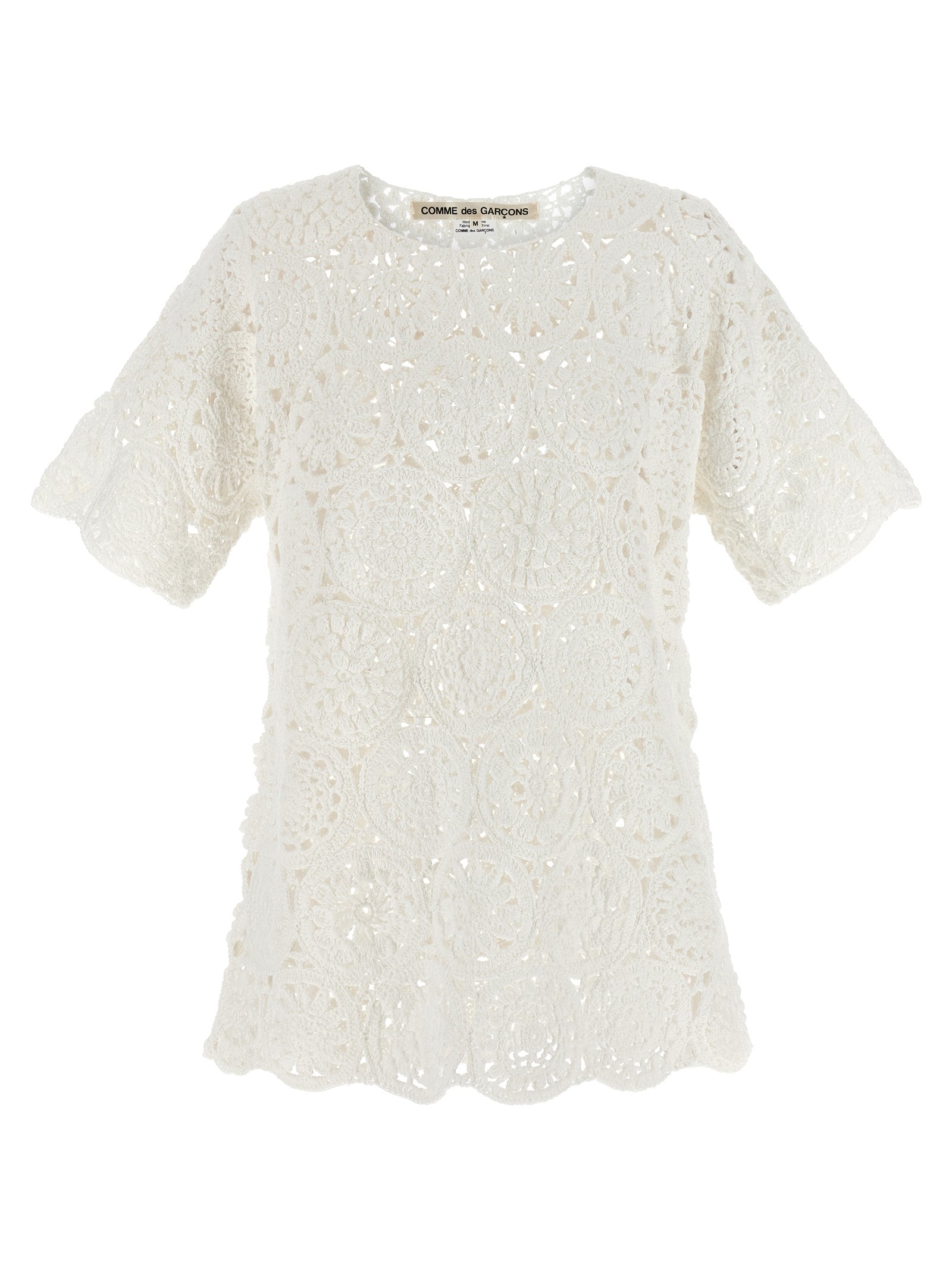 Comme Des Garçons White Cotton T-Shirt