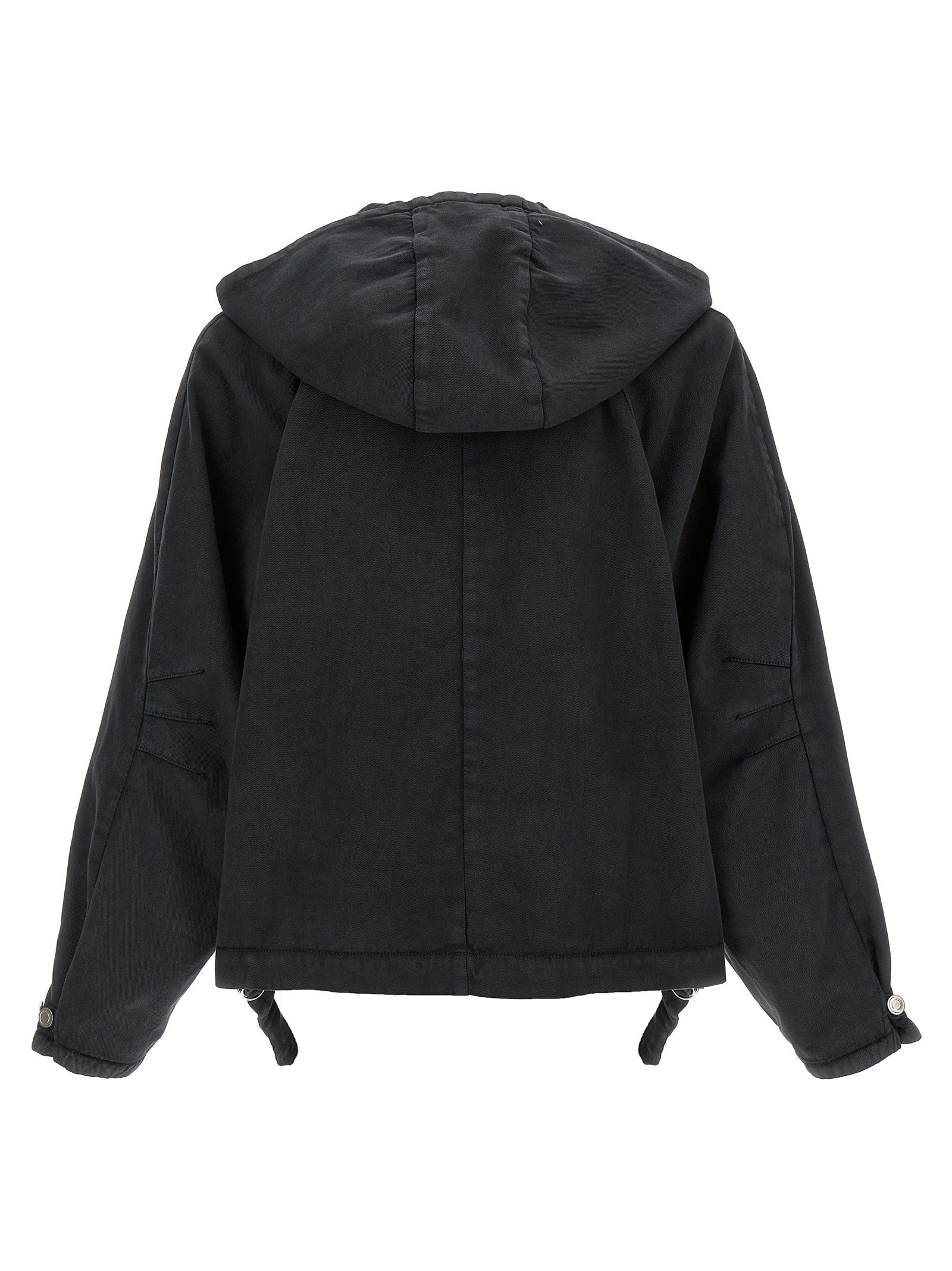 Namacheko Black Cotton Shell Jacket