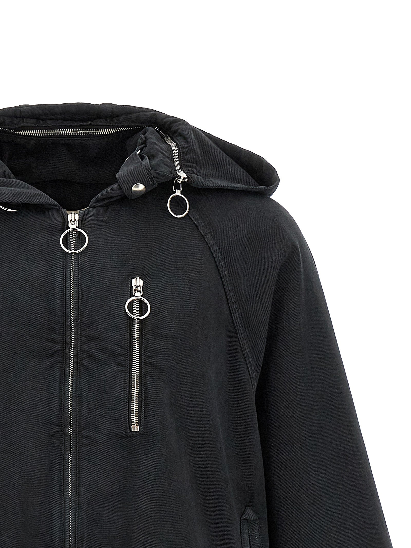 Namacheko Black Cotton Shell Jacket