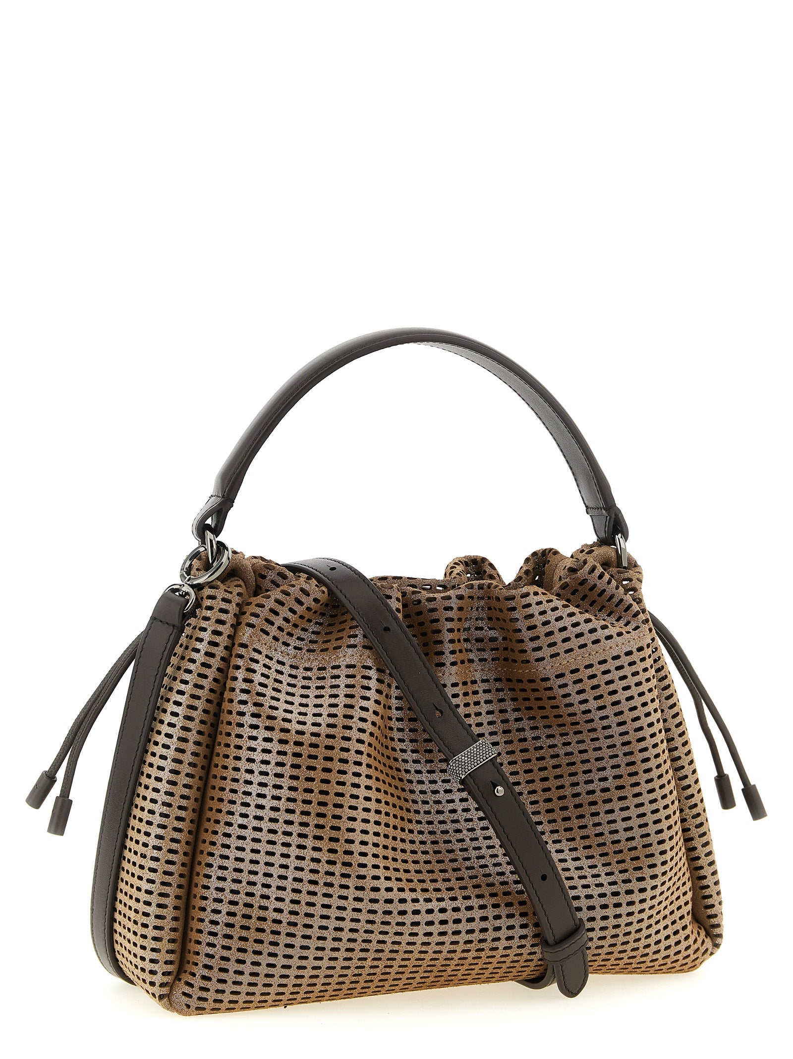 Brunello Cucinelli Brown Calfskin Handbag