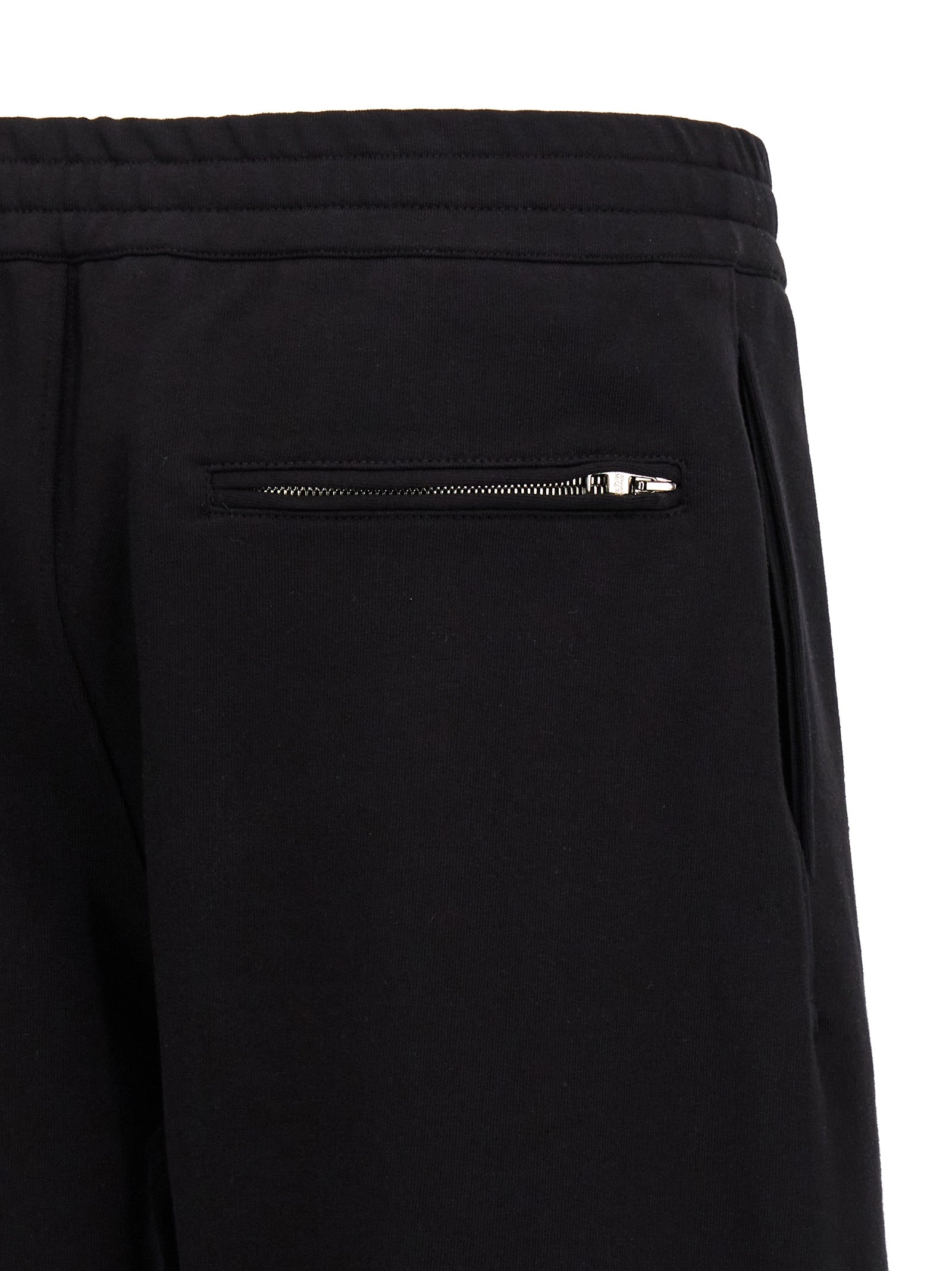 Alexander McQueen Black Cotton Bermuda Shorts