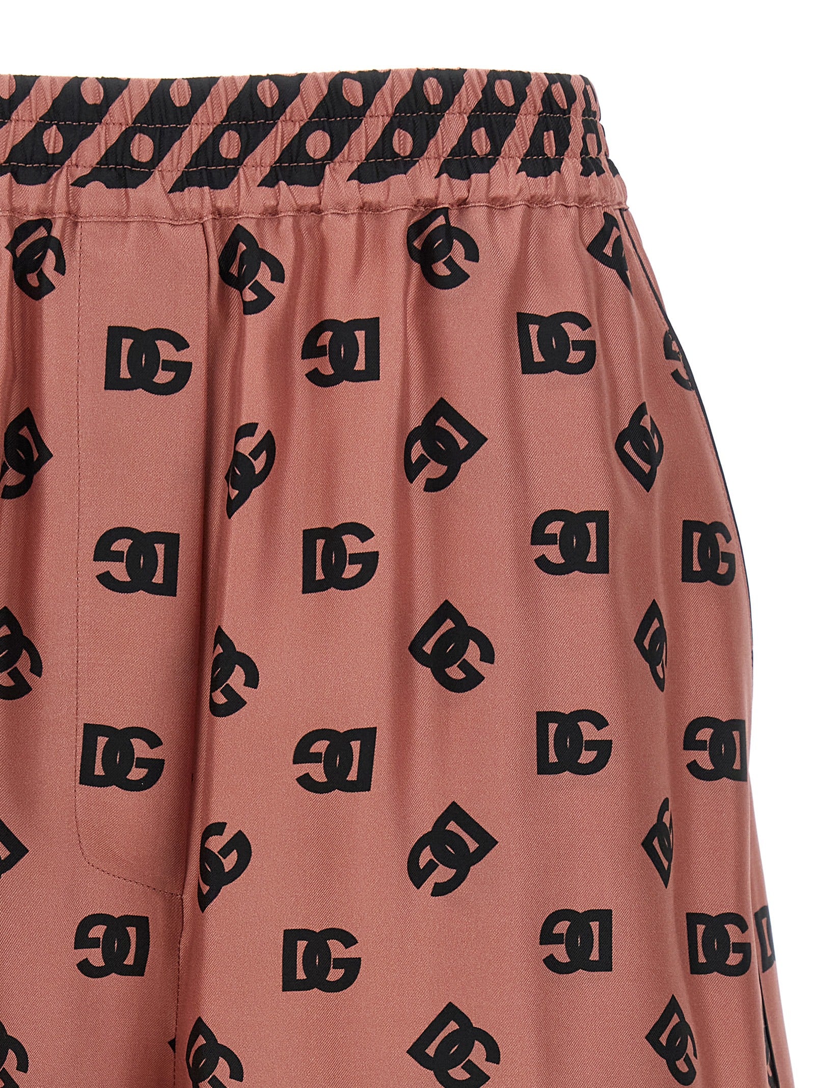 Dolce & Gabbana Multicolor Silk Bermuda Shorts