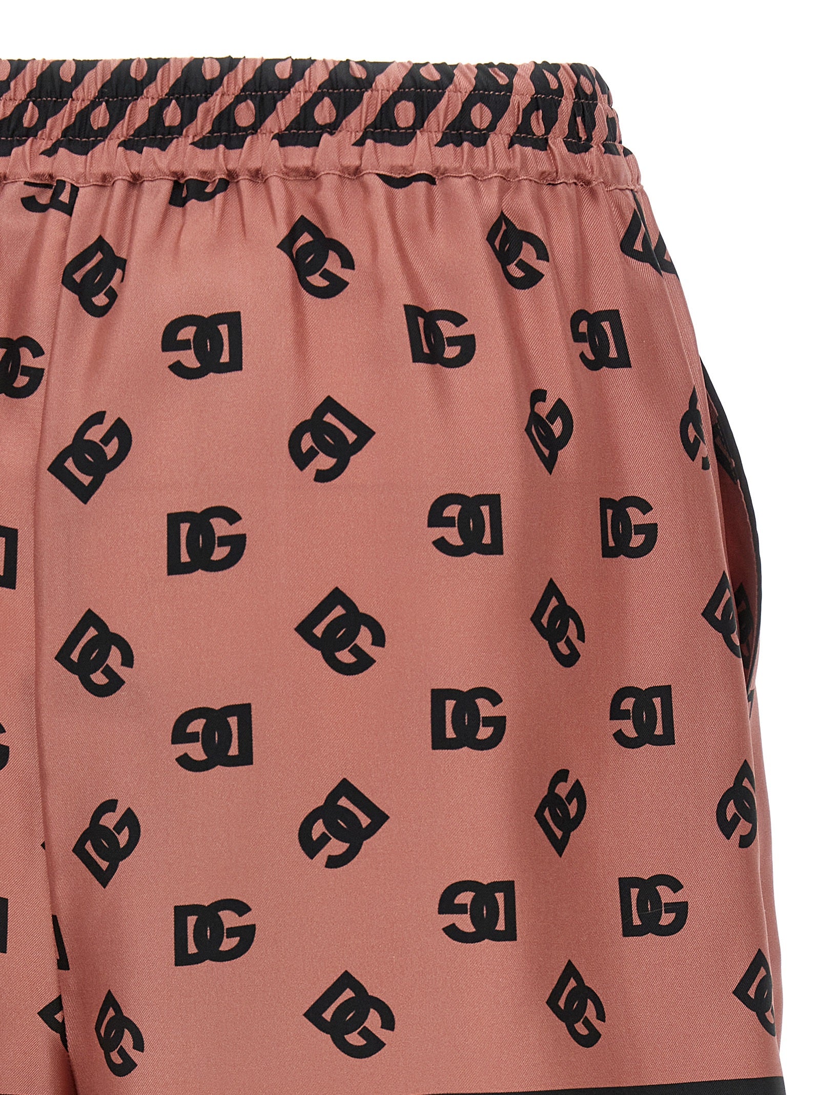 Dolce & Gabbana Multicolor Silk Bermuda Shorts