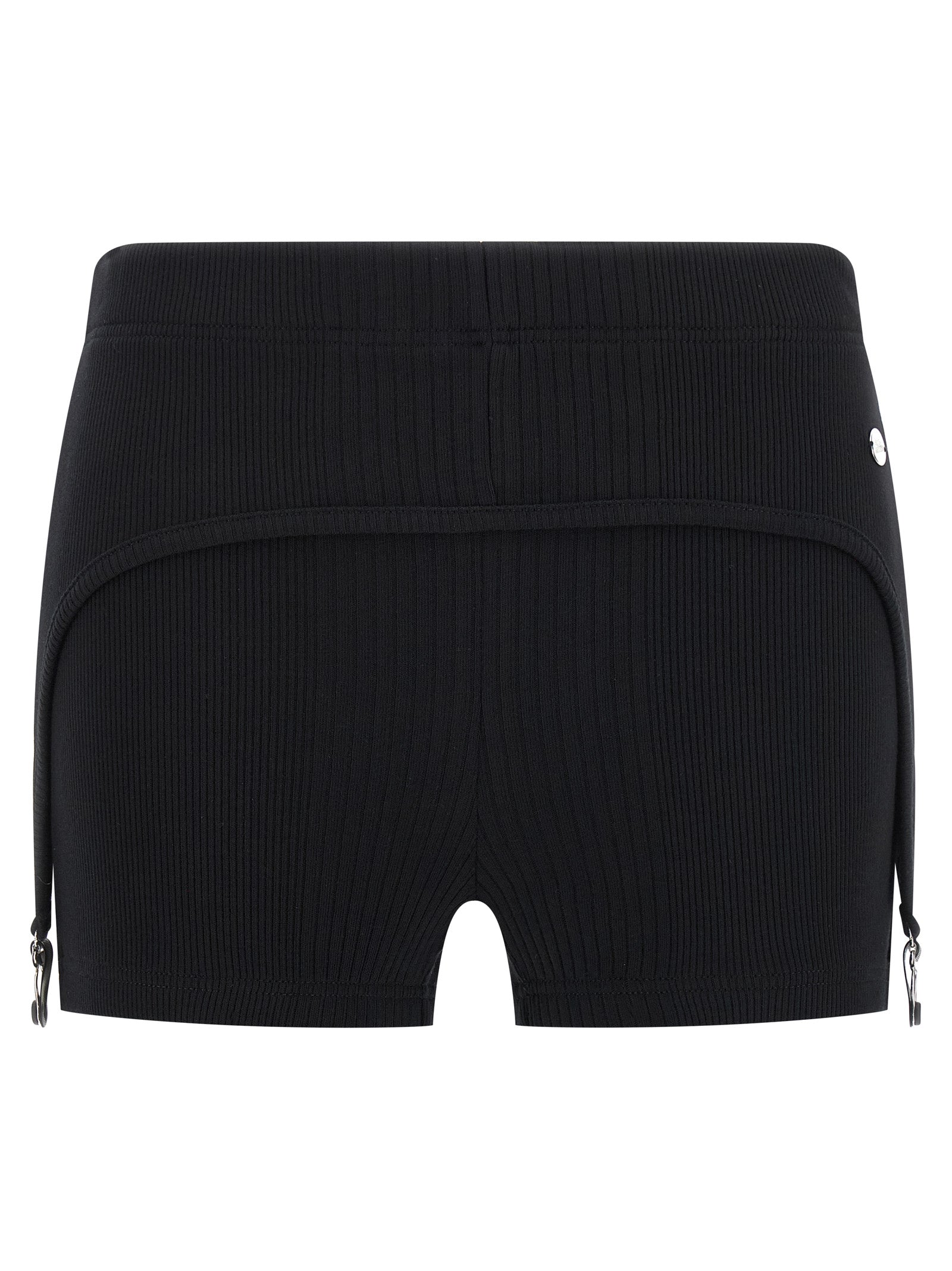Jean Paul Gaultier Black Cotton Bermuda Shorts