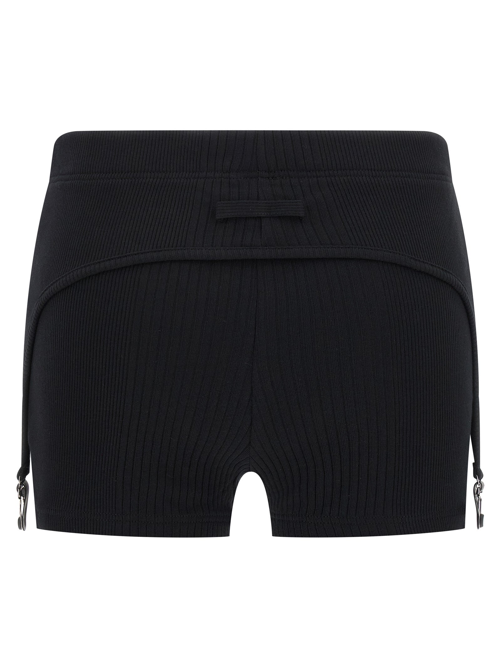 Jean Paul Gaultier Black Cotton Bermuda Shorts