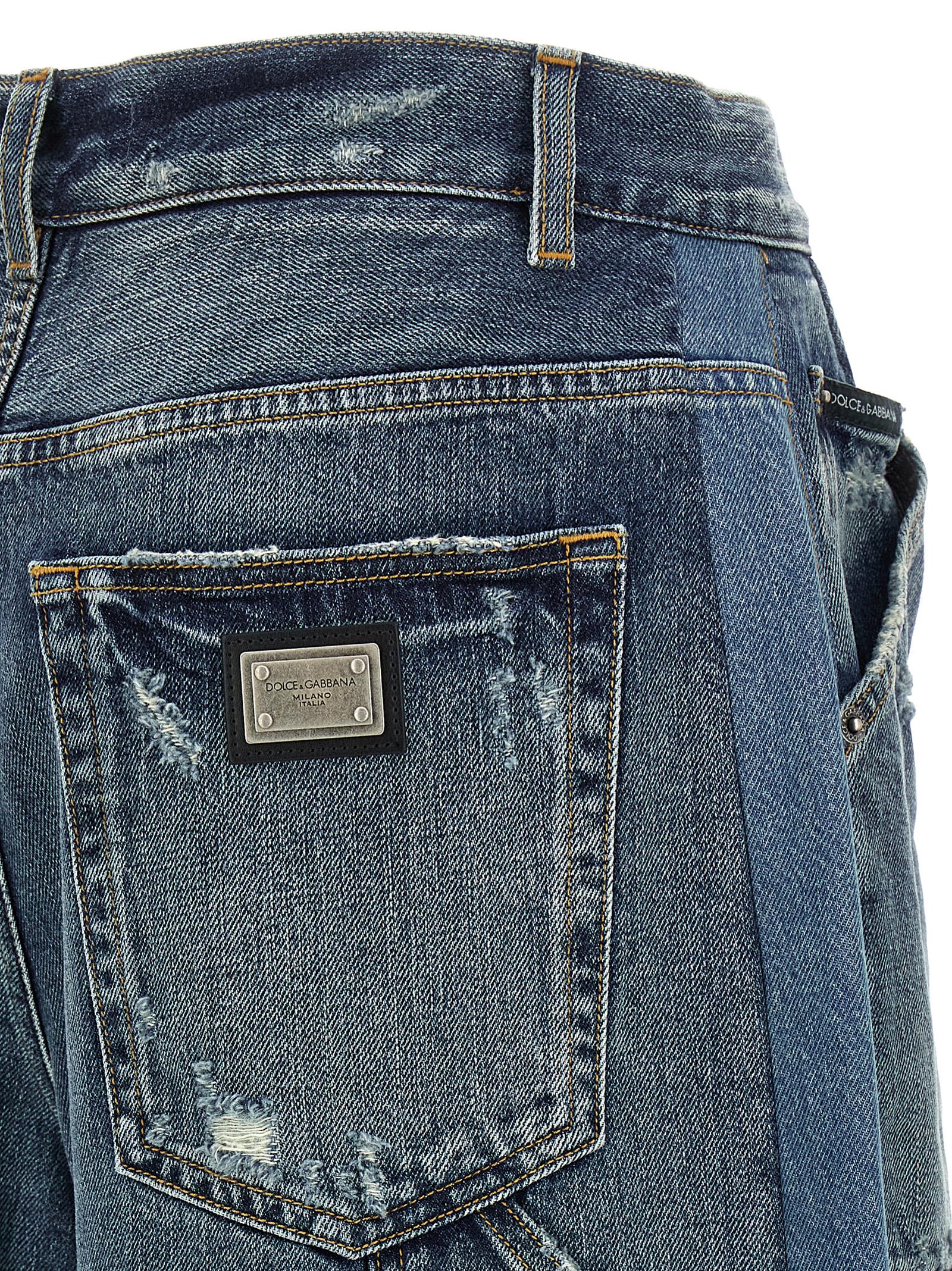 Dolce & Gabbana Blue Cotton Bermuda Shorts