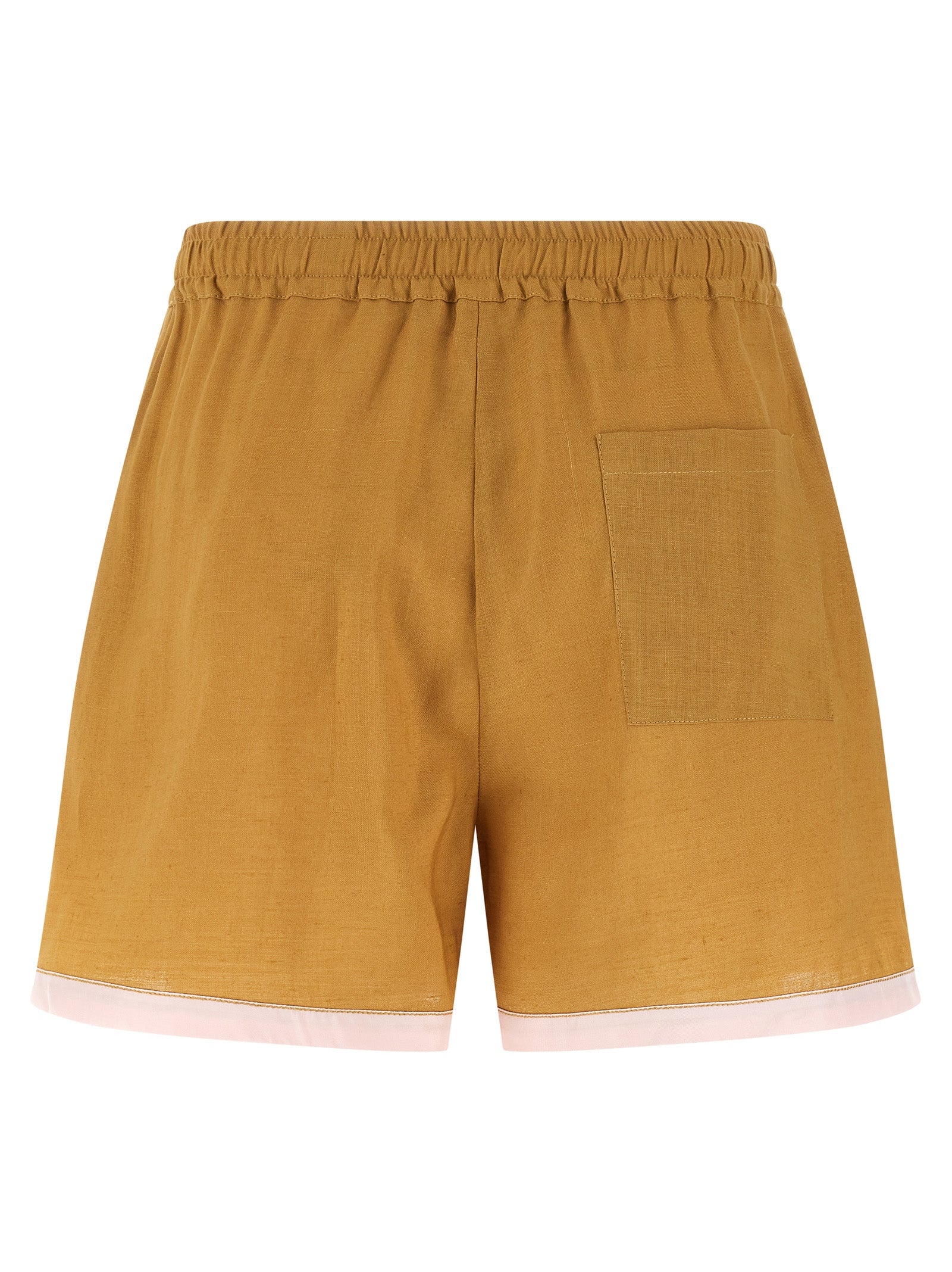 Marni Bicolor Calfskin Bermuda Shorts