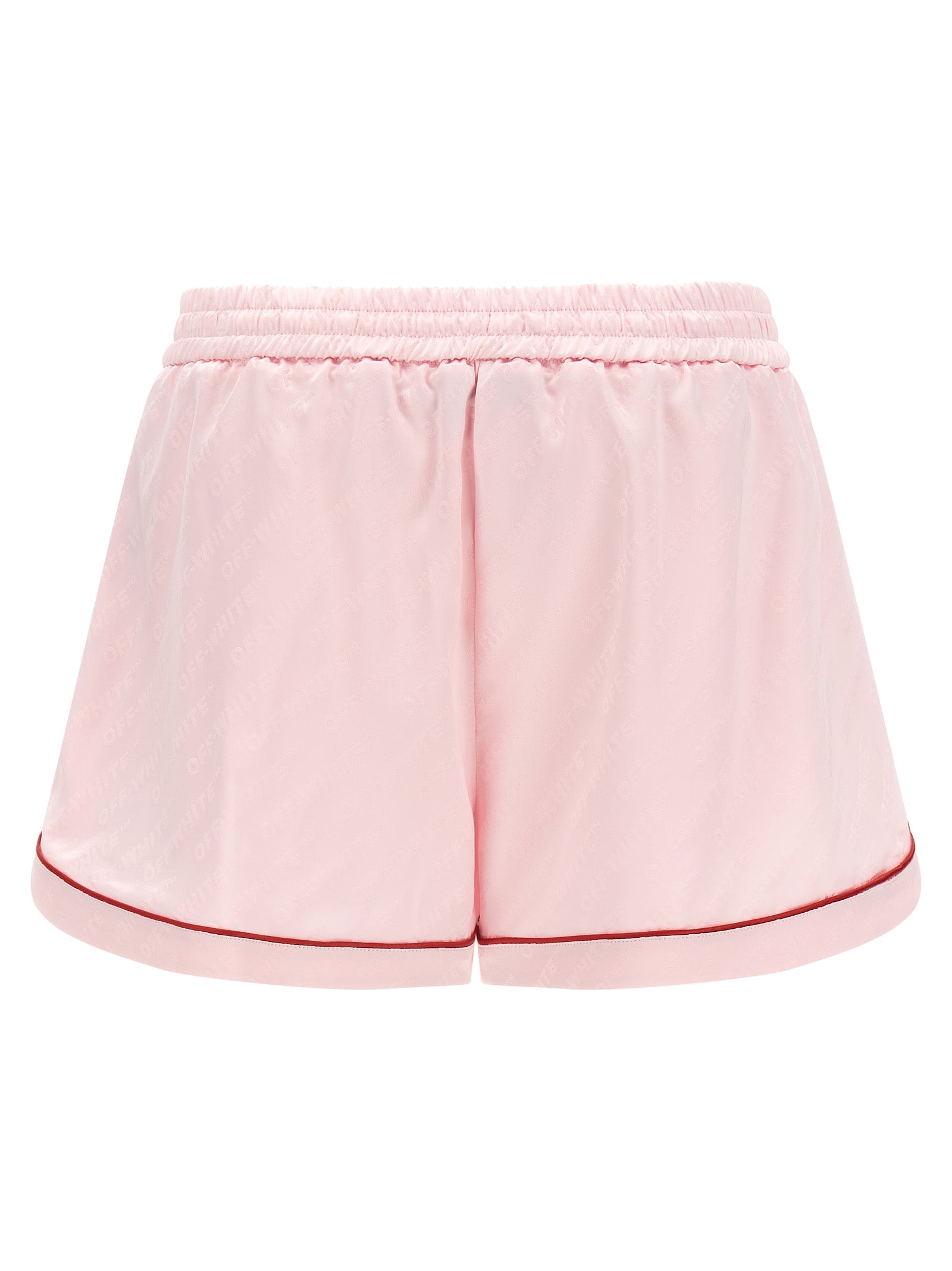Off-White Multicolor Viscose Bermuda Shorts