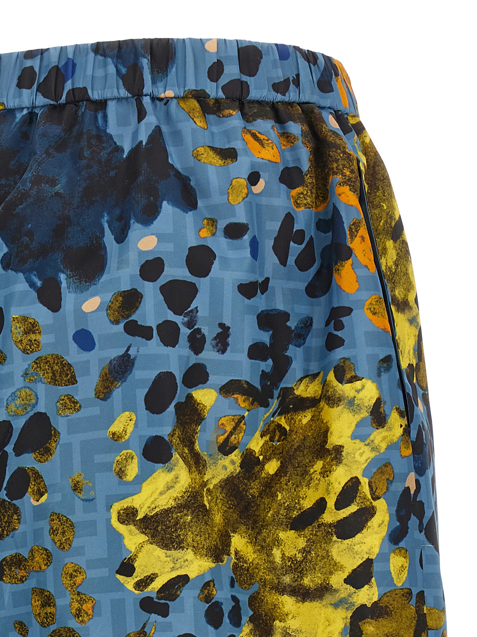 Fendi Blue Polyester Bermuda Shorts