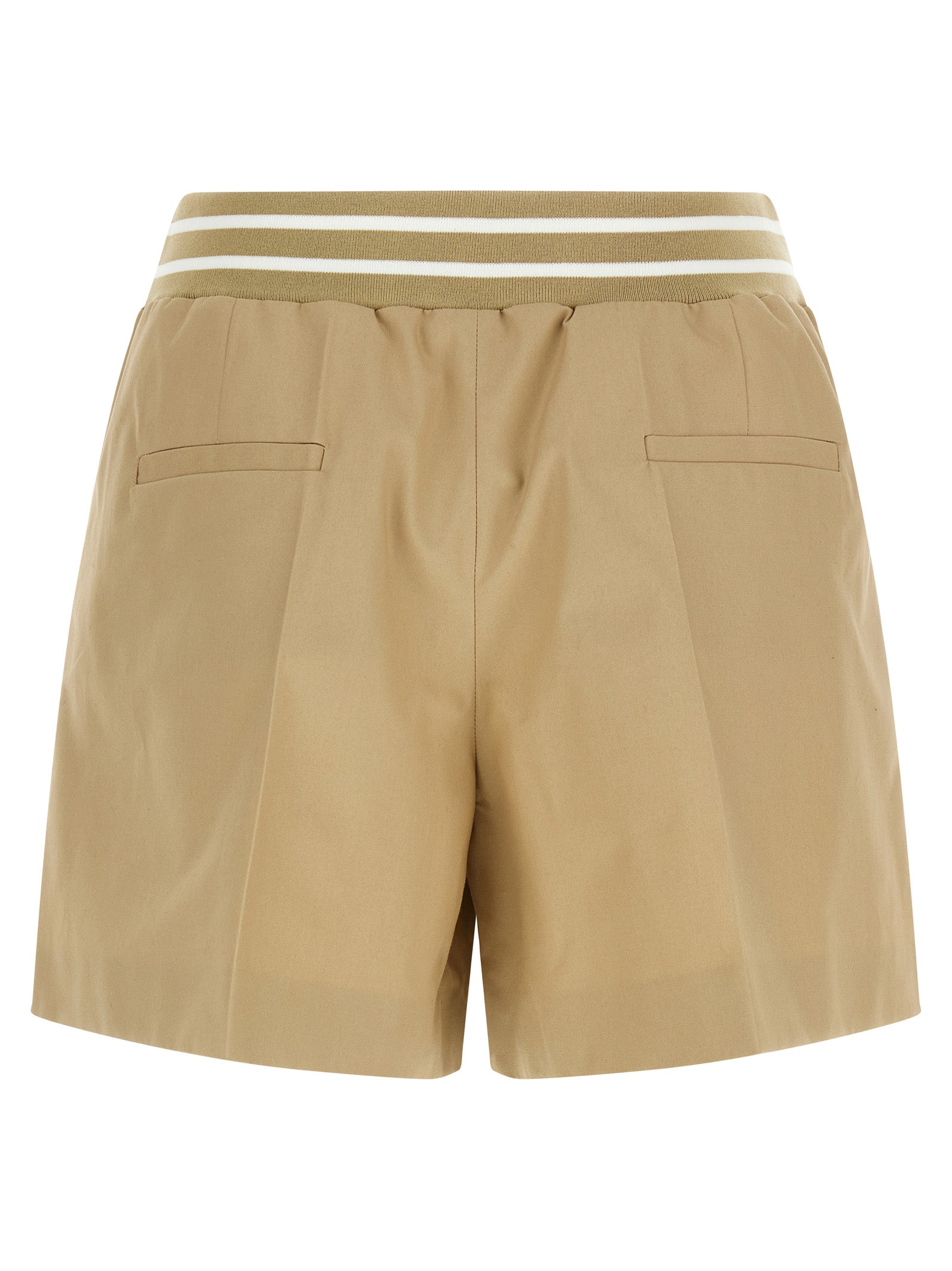 Moschino Beige Cotton Bermuda Shorts