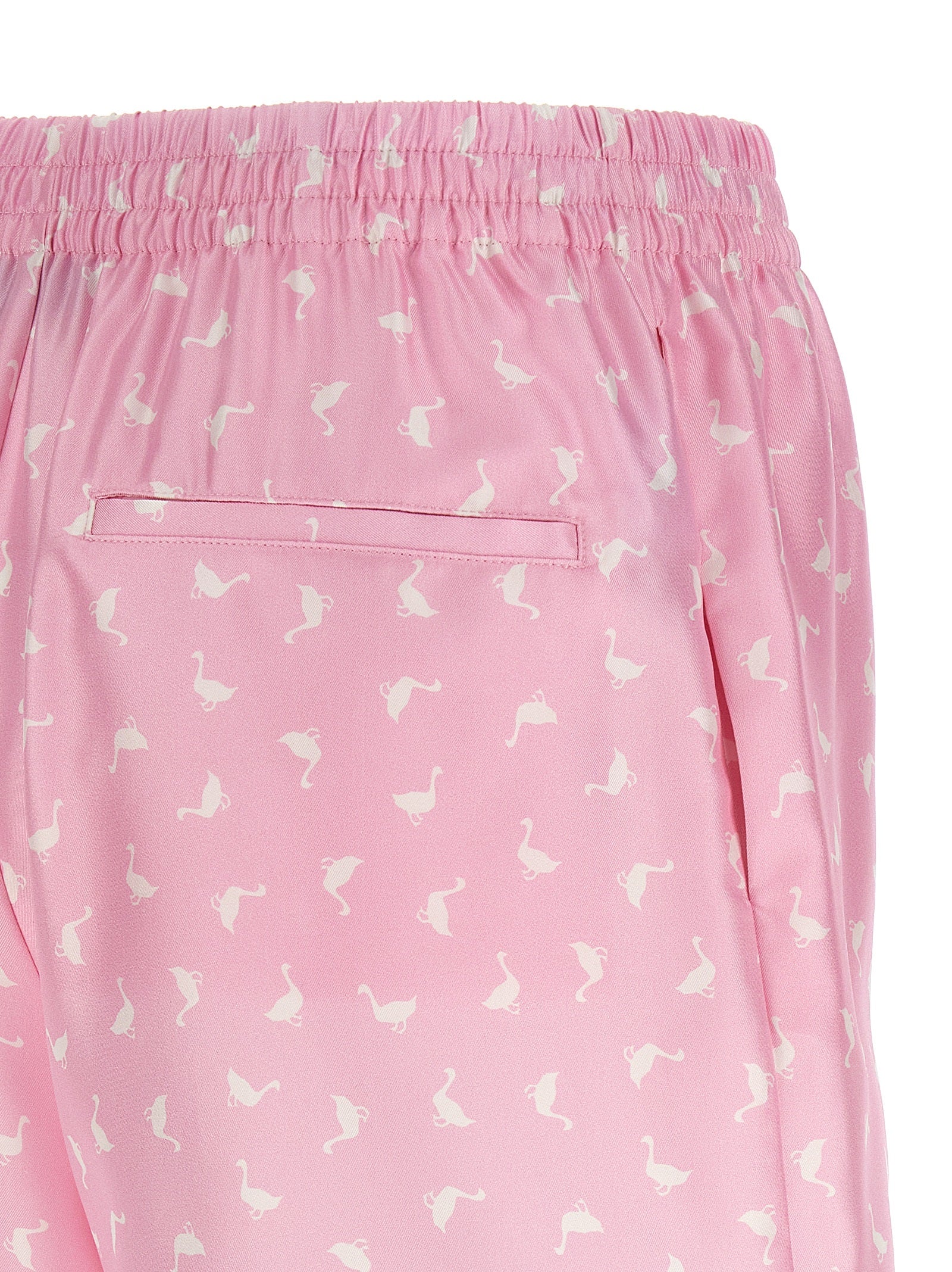 Moschino Multicolor Silk Bermuda Shorts
