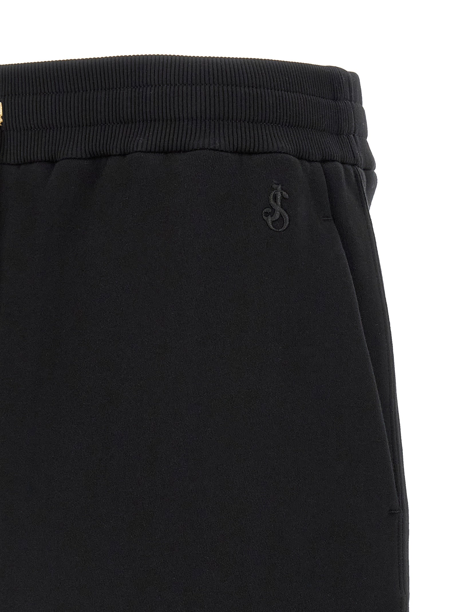 Jil Sander Black Cotton Bermuda Shorts