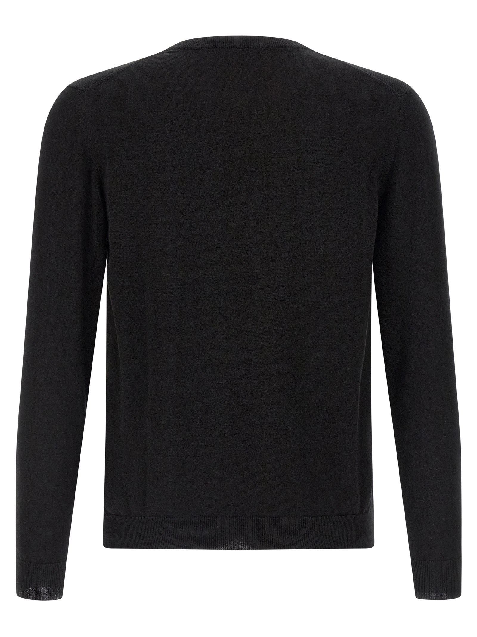 ZANONE Black Cotton Cardigan