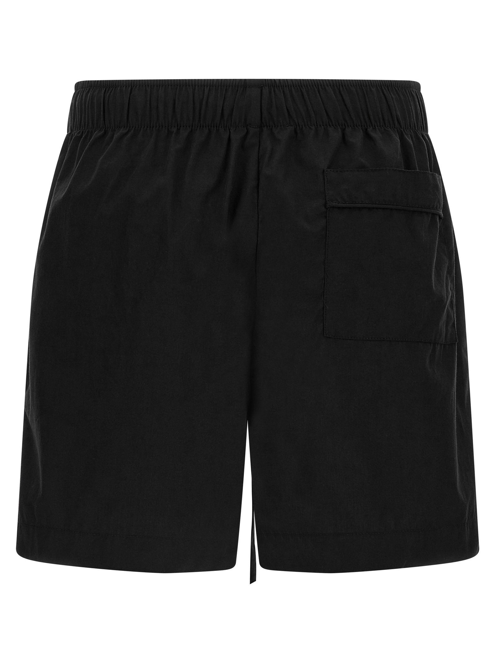 Entire Studios Black Cotton Bermuda Shorts