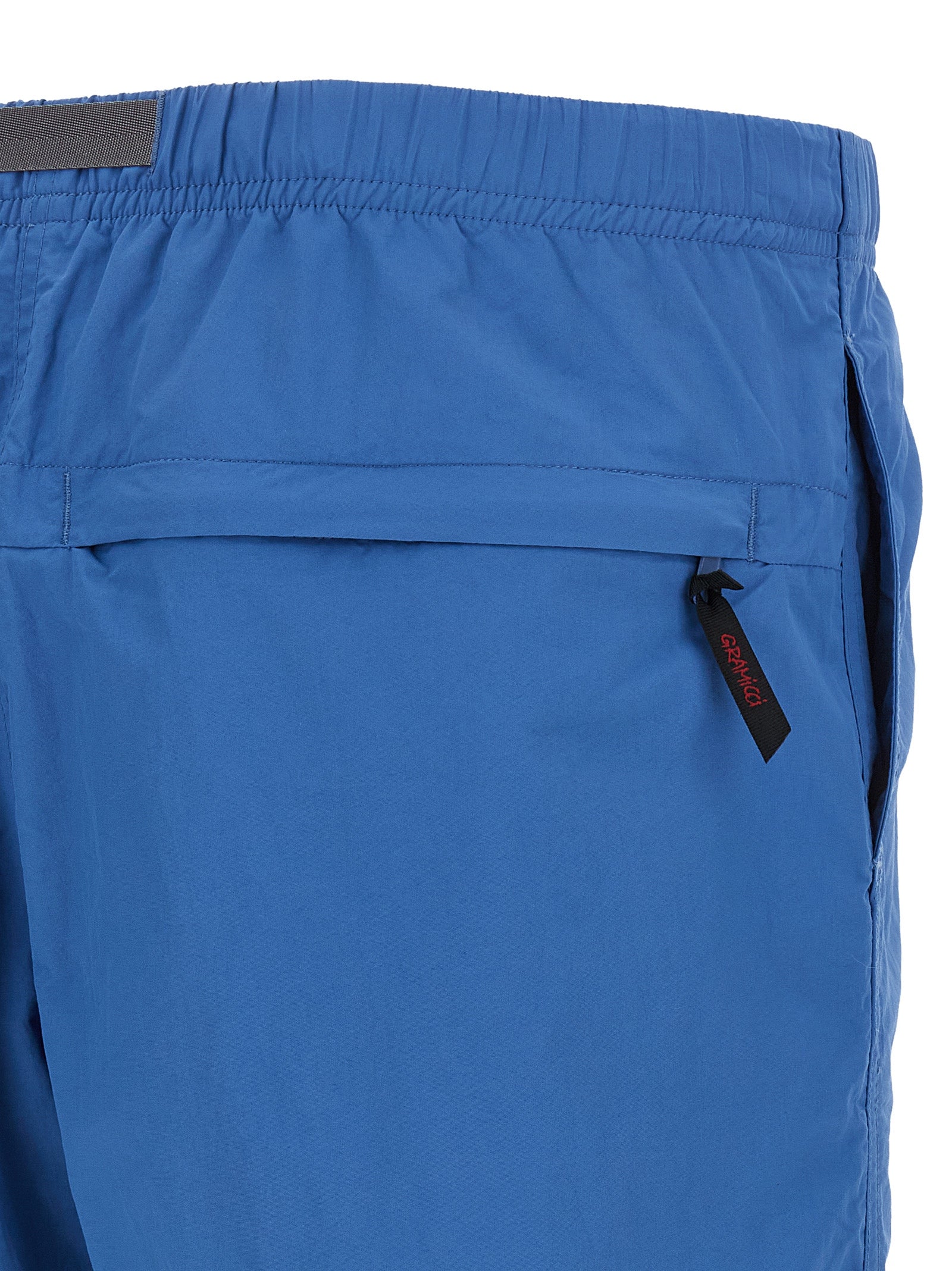 Gramicci Blue Nylon Bermuda Shorts