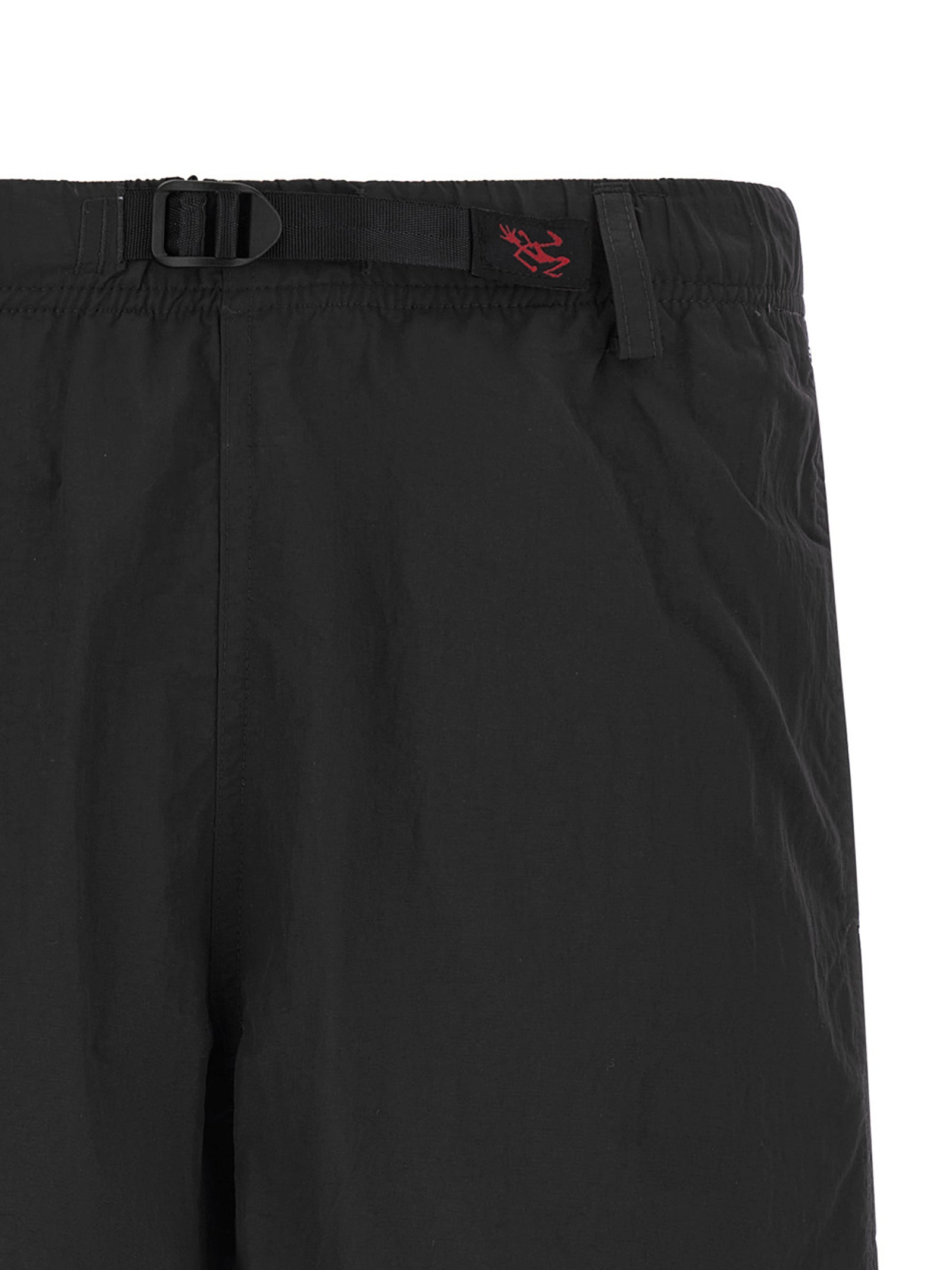 Gramicci Black Nylon Bermuda Shorts