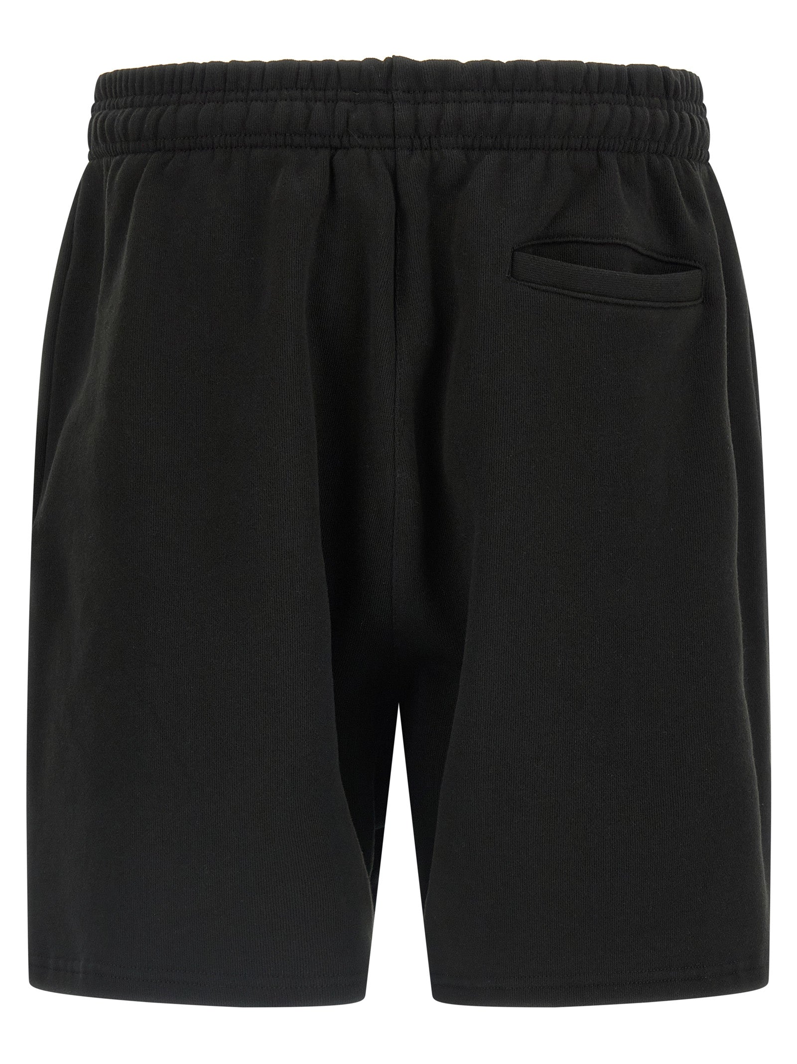 Entire Studios Black Cotton Bermuda Shorts