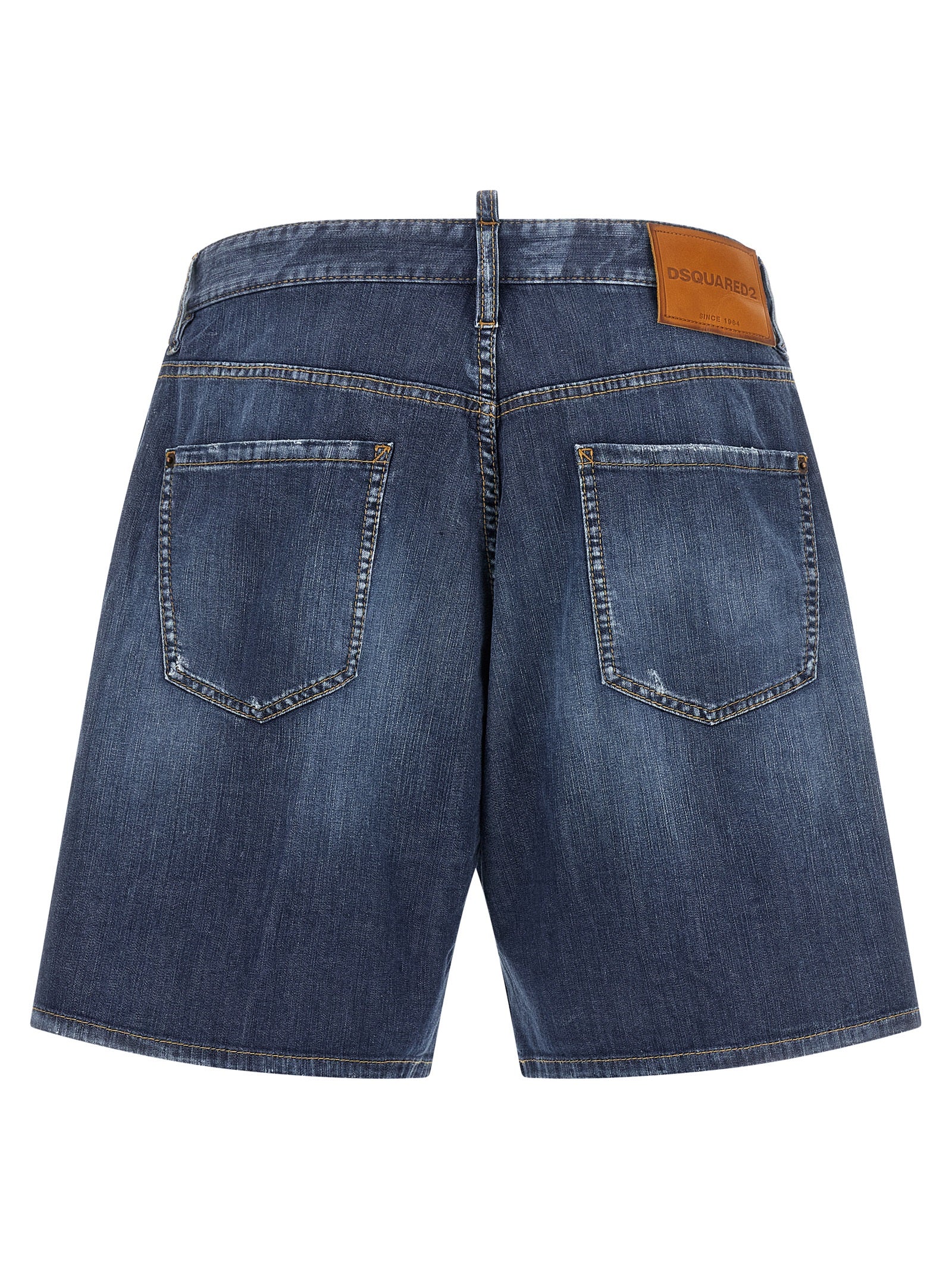 Dsquared² Blue Cotton Bermuda Shorts