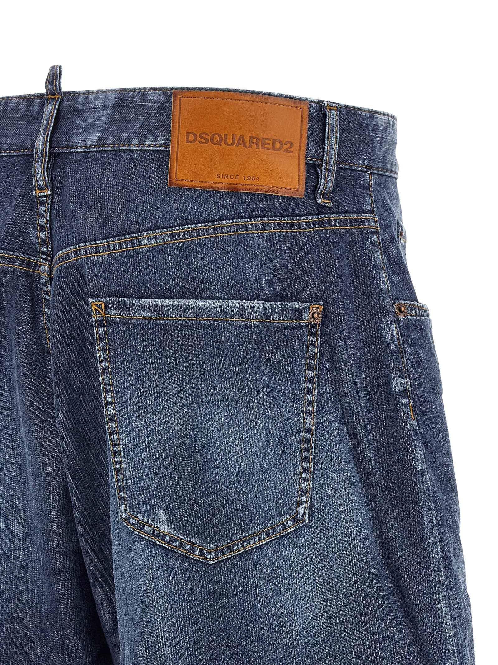 Dsquared² Blue Cotton Bermuda Shorts