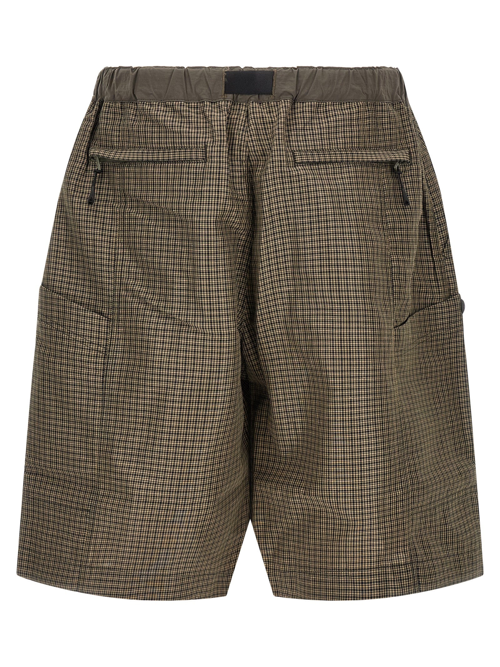 Comme Des Garçons Bicolor Linen Bermuda Shorts