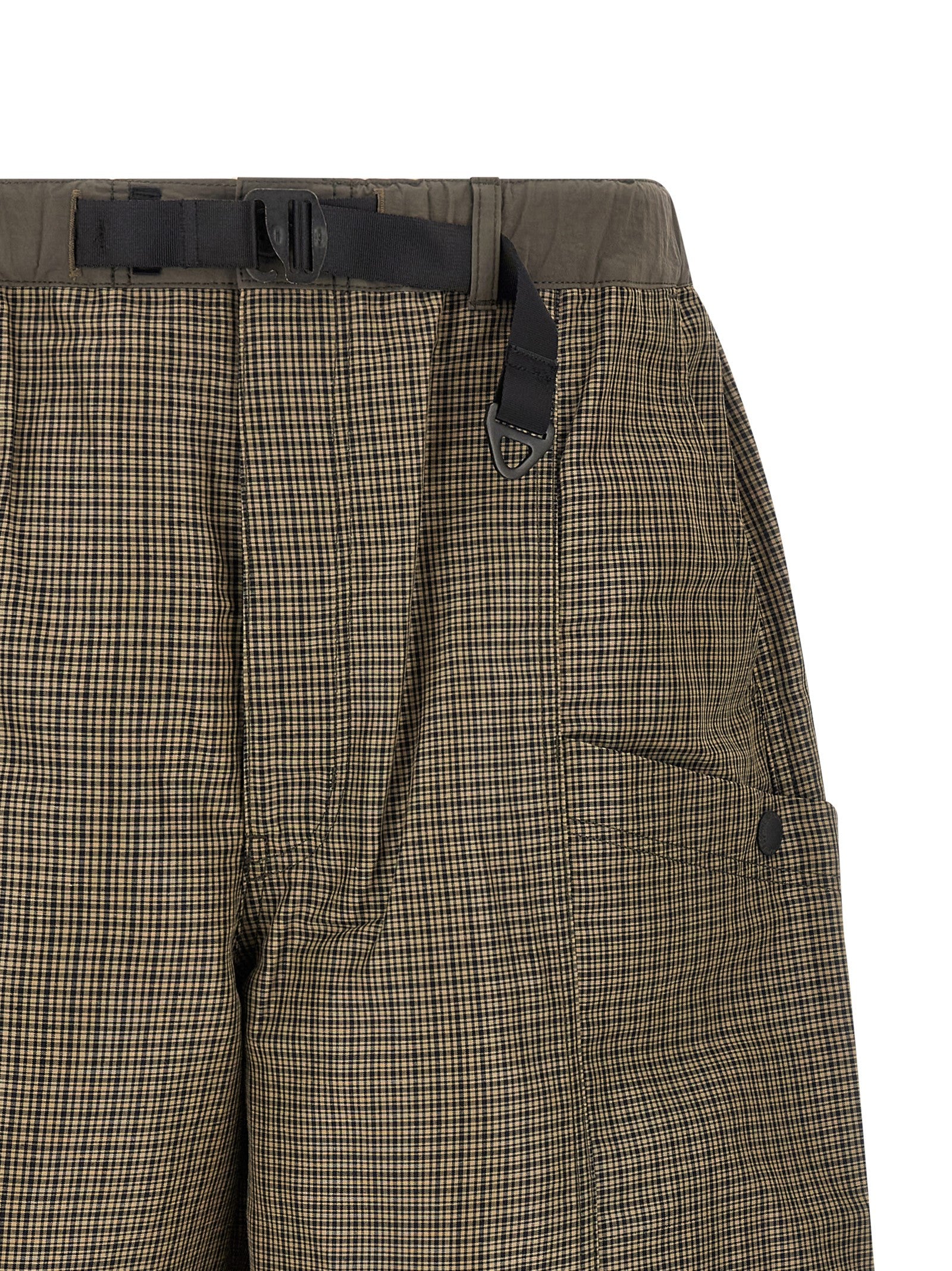 Comme Des Garçons Bicolor Linen Bermuda Shorts
