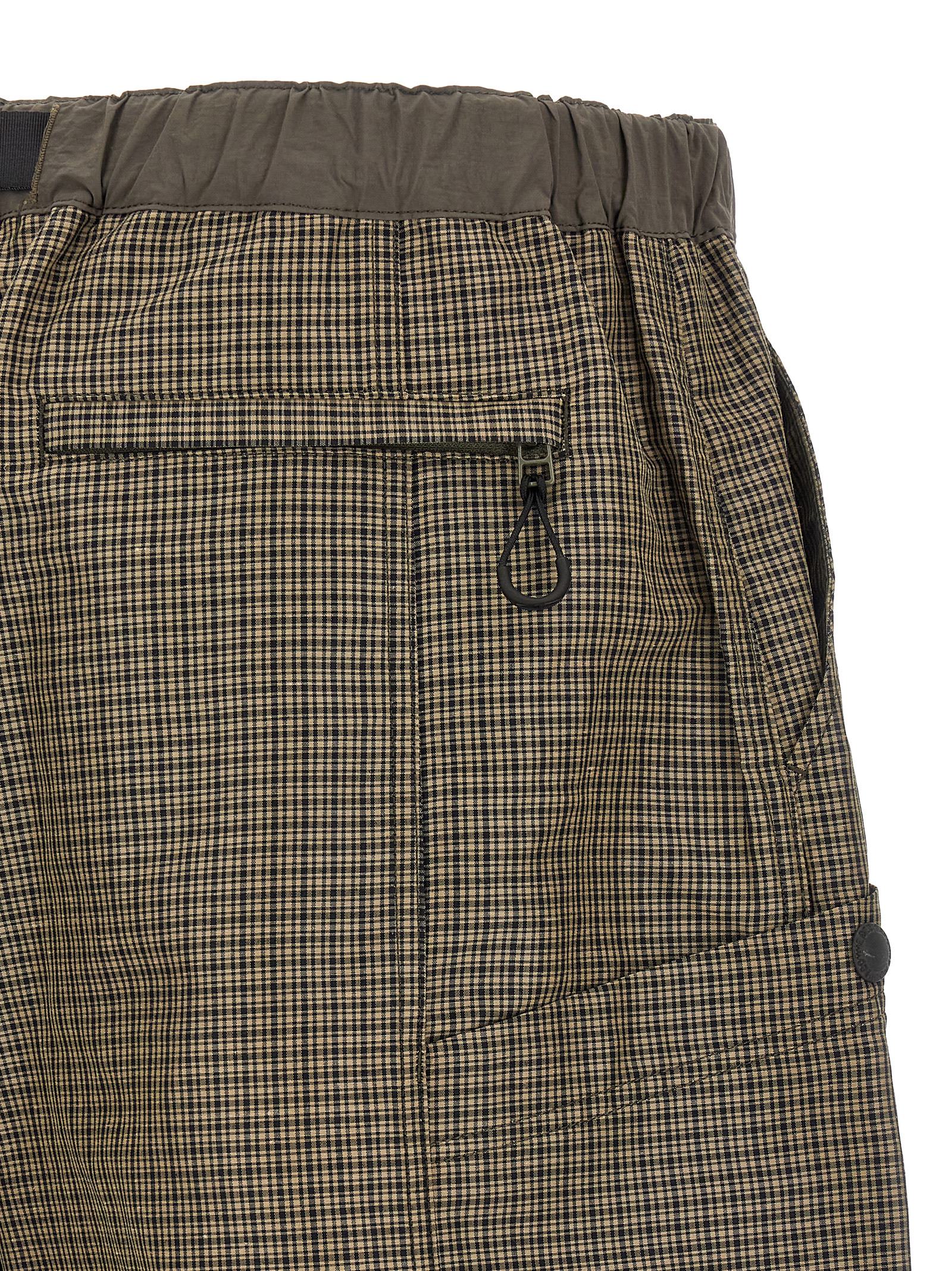 Comme Des Garçons Bicolor Linen Bermuda Shorts