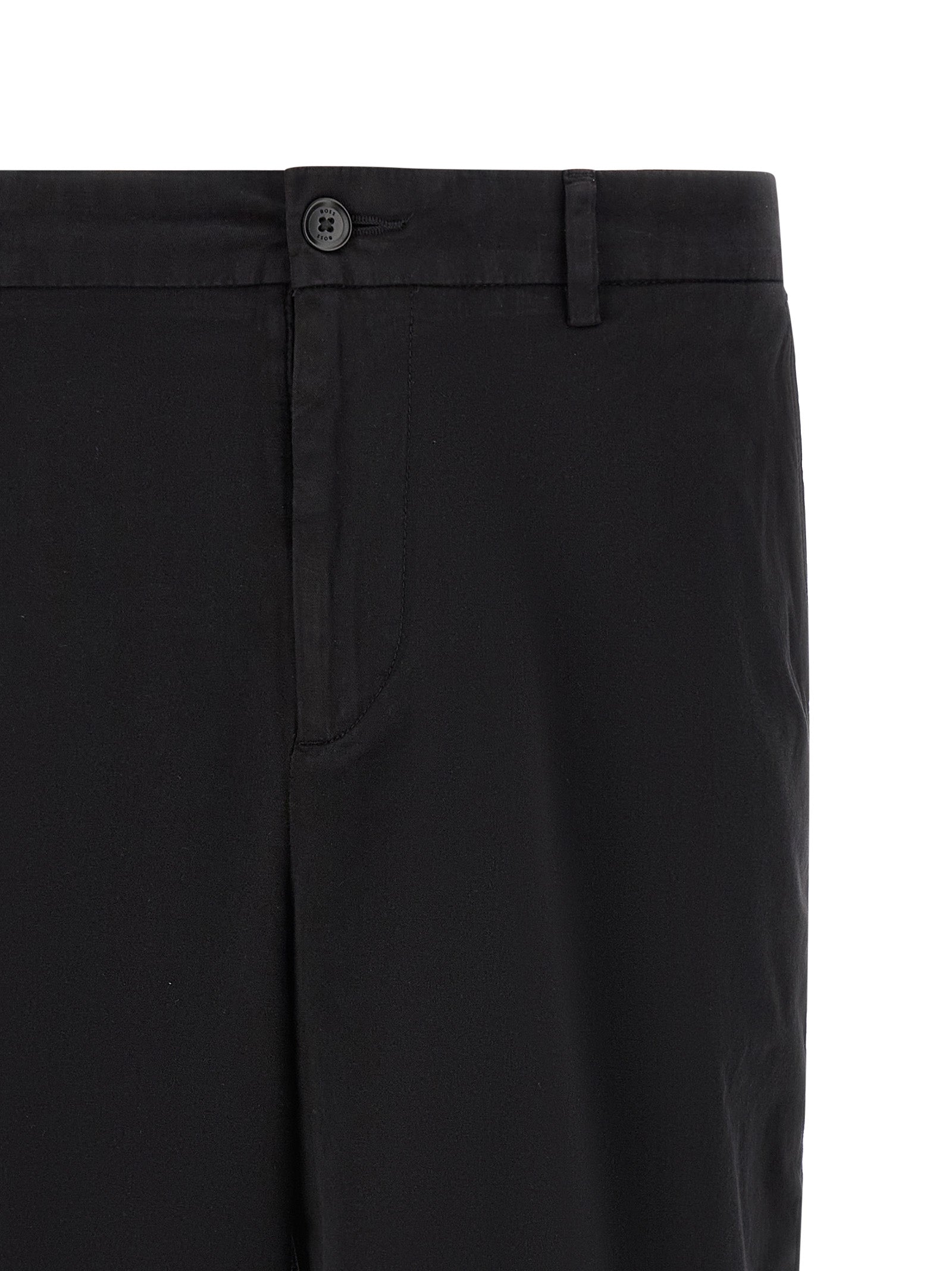 Hugo Boss Black Cotton Bermuda Shorts