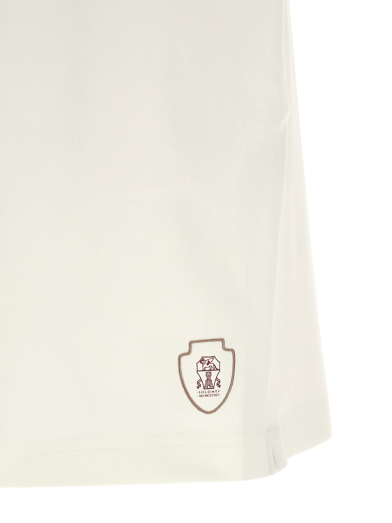 Brunello Cucinelli White Cotton Bermuda Shorts