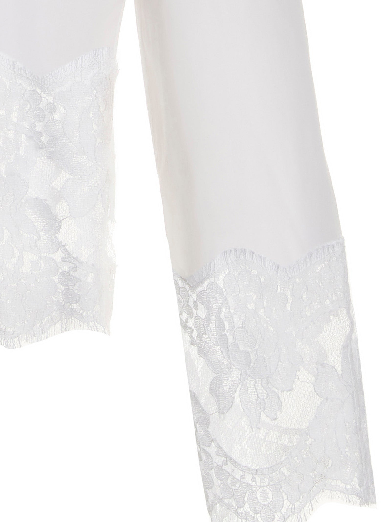 Dolce & Gabbana White Cotton Blouse