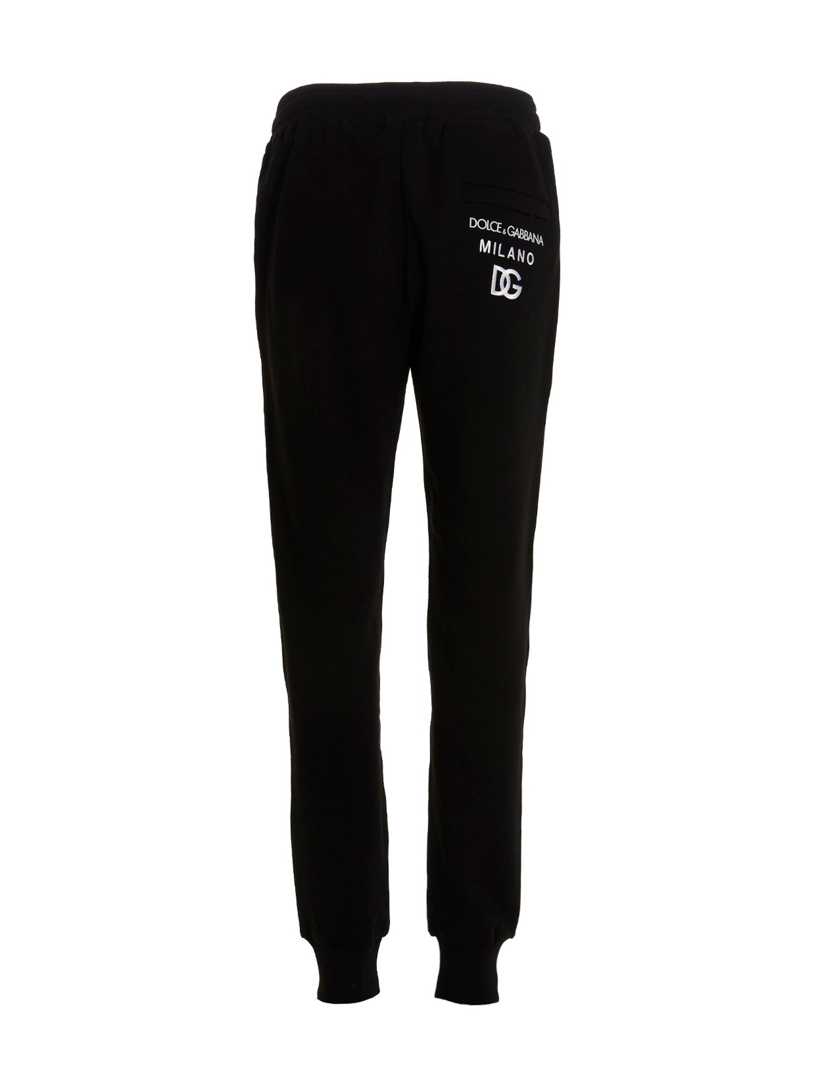 Dolce & Gabbana Black Cotton Joggers (Workout Pants)