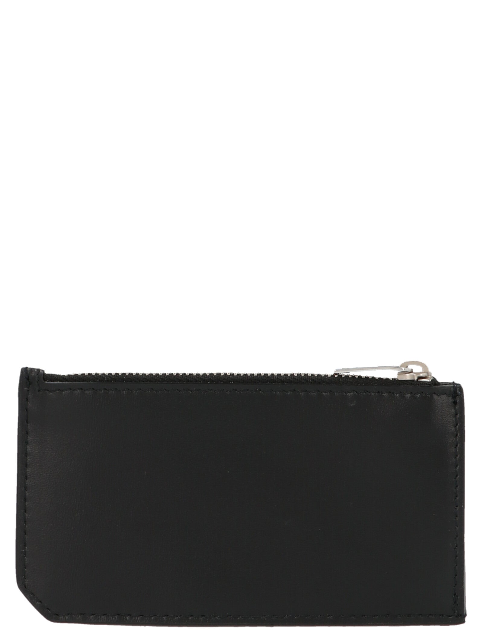 Saint Laurent Black Calfskin Cardholder