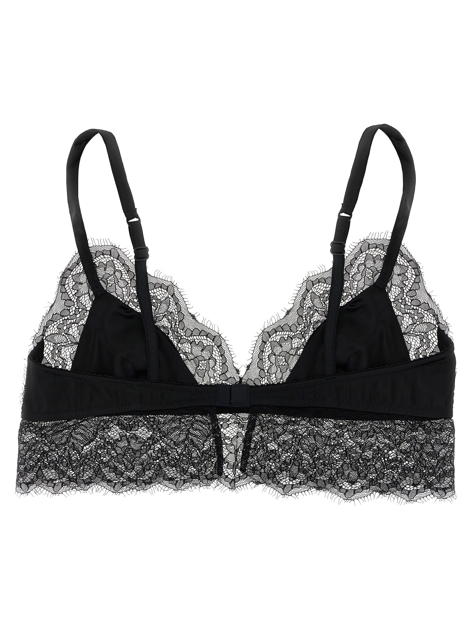 Dolce & Gabbana Black Silk Bra