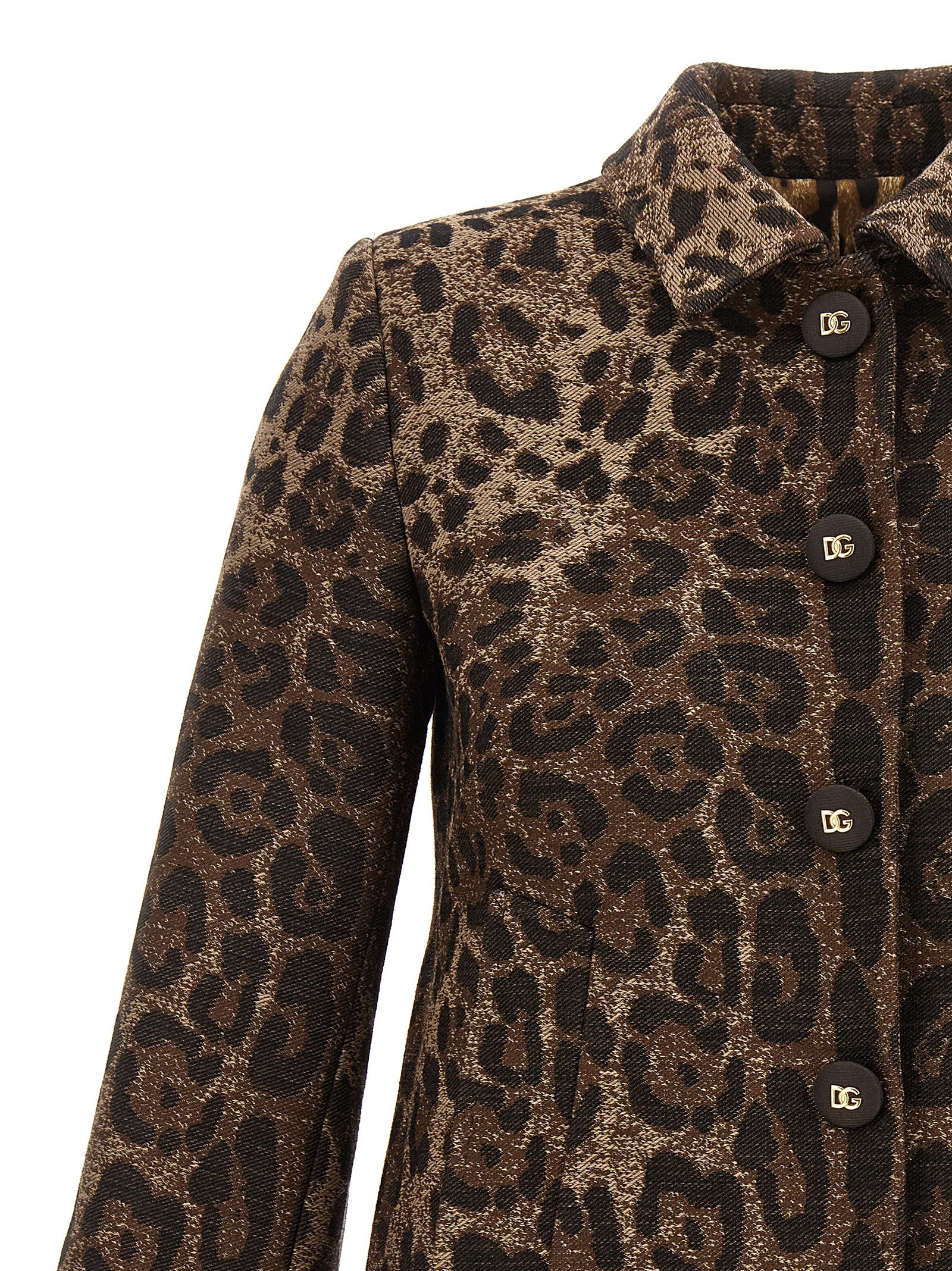 Dolce & Gabbana Brown Virgin Wool Blazer