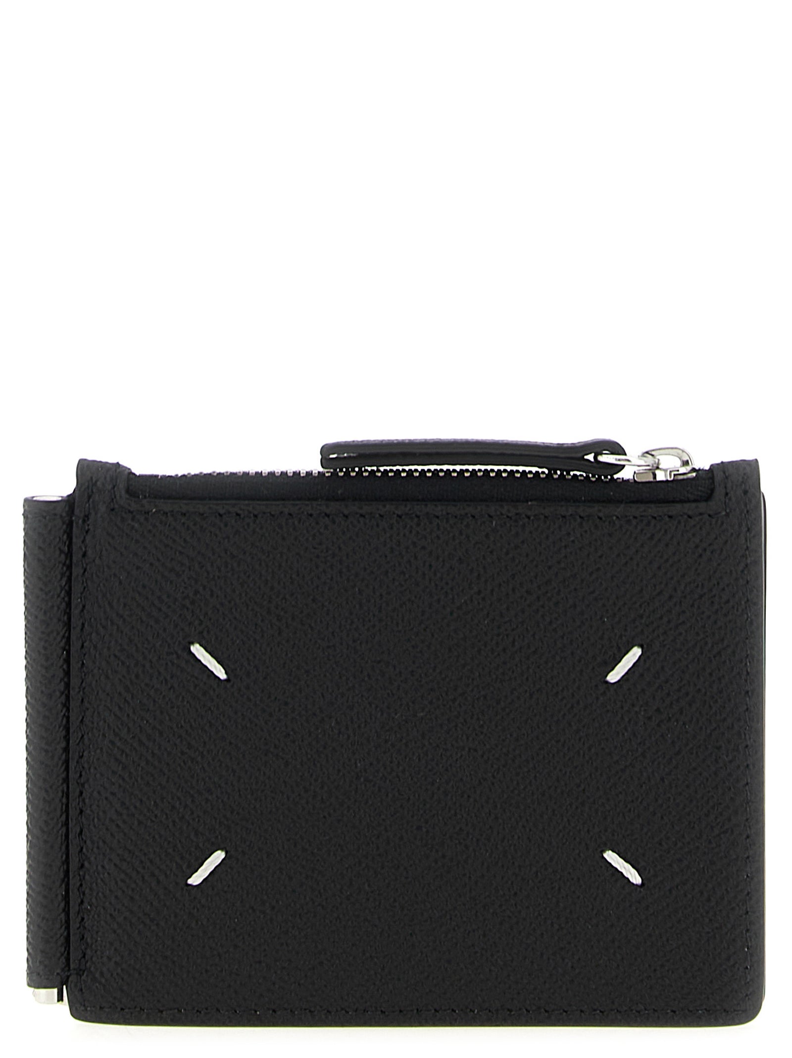 Maison Margiela Black Leather Leather Wallet