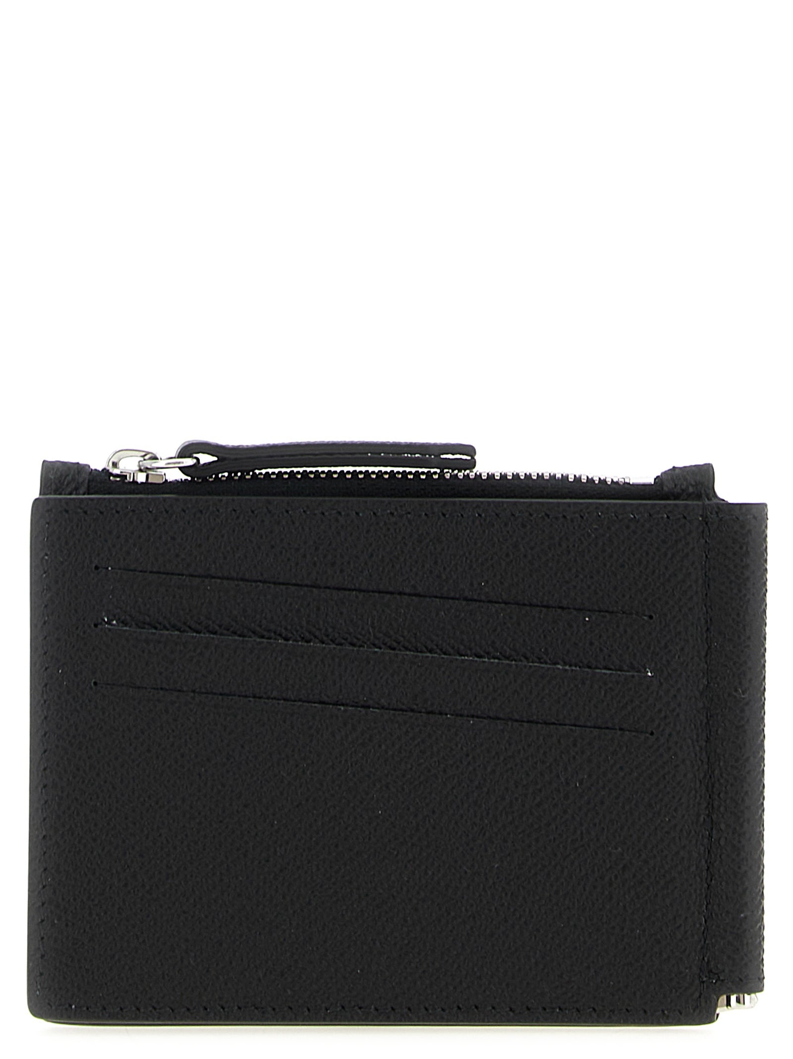Maison Margiela Black Leather Leather Wallet