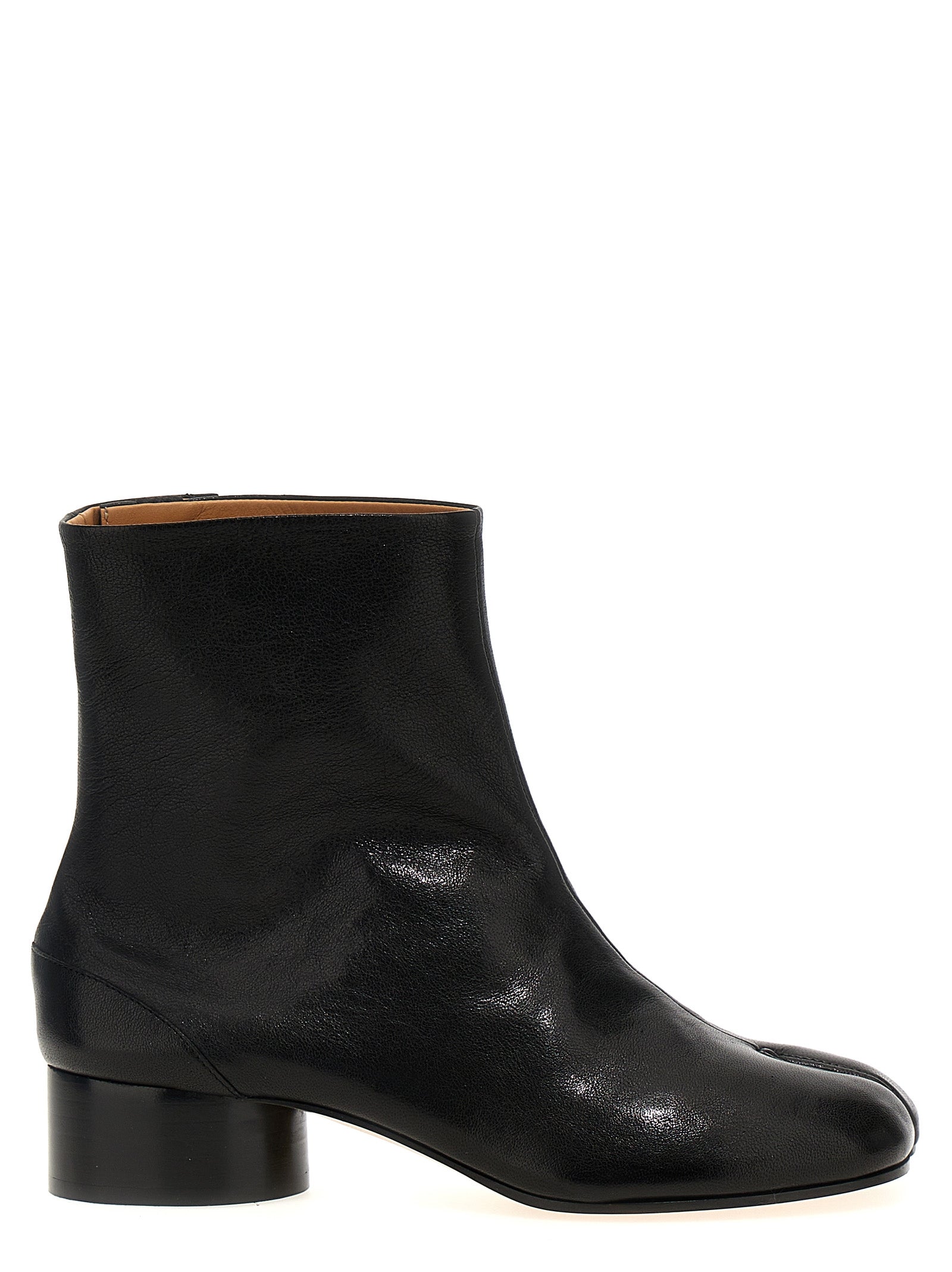 Maison Margiela Black Lamb Leather Ankle Boots