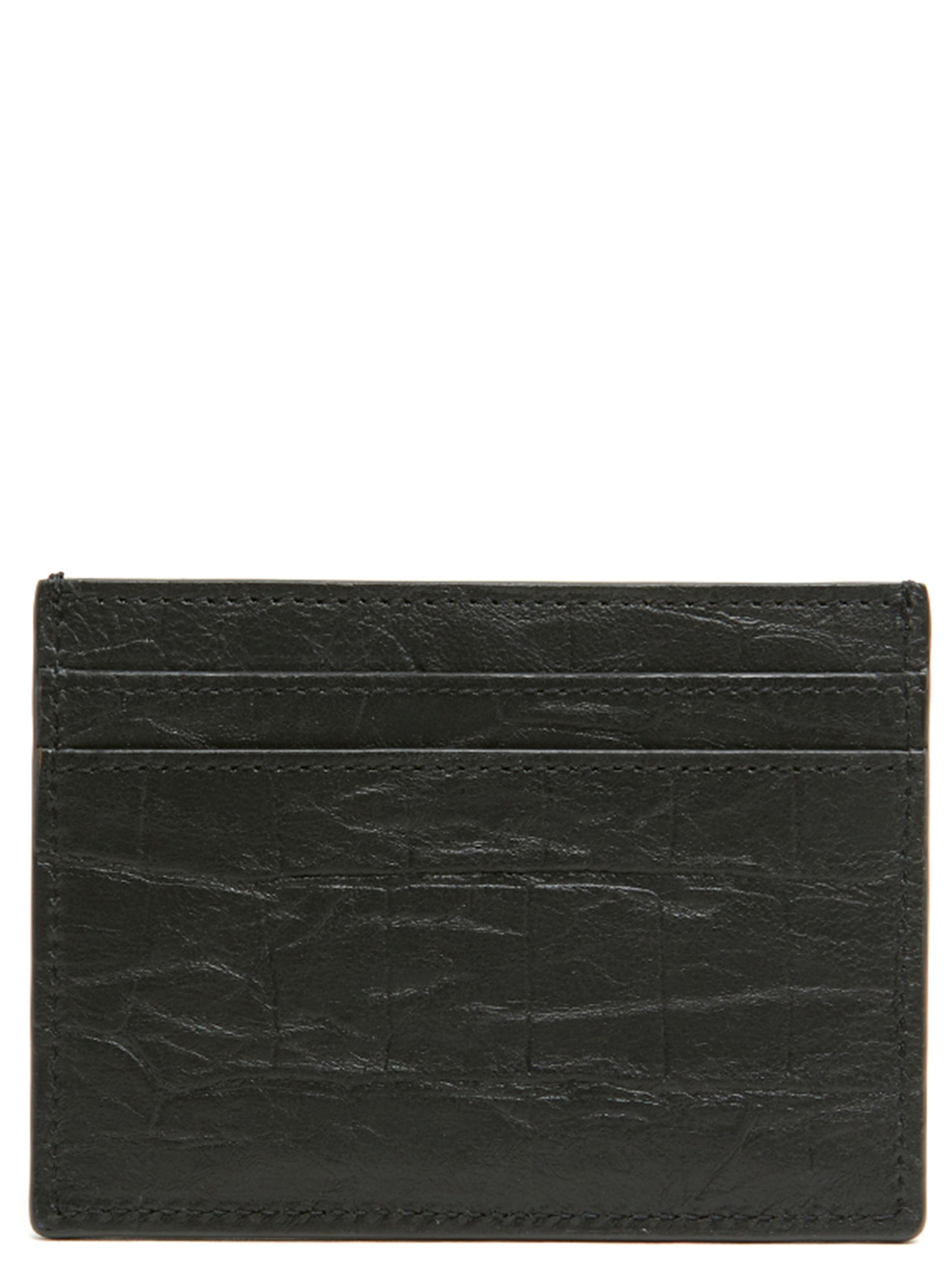 Saint Laurent Black Lambskin Cardholder
