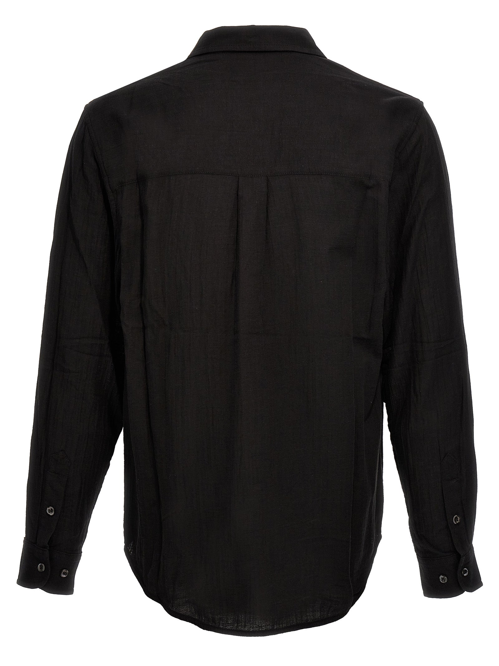 SÉFR Black Cotton Blouse