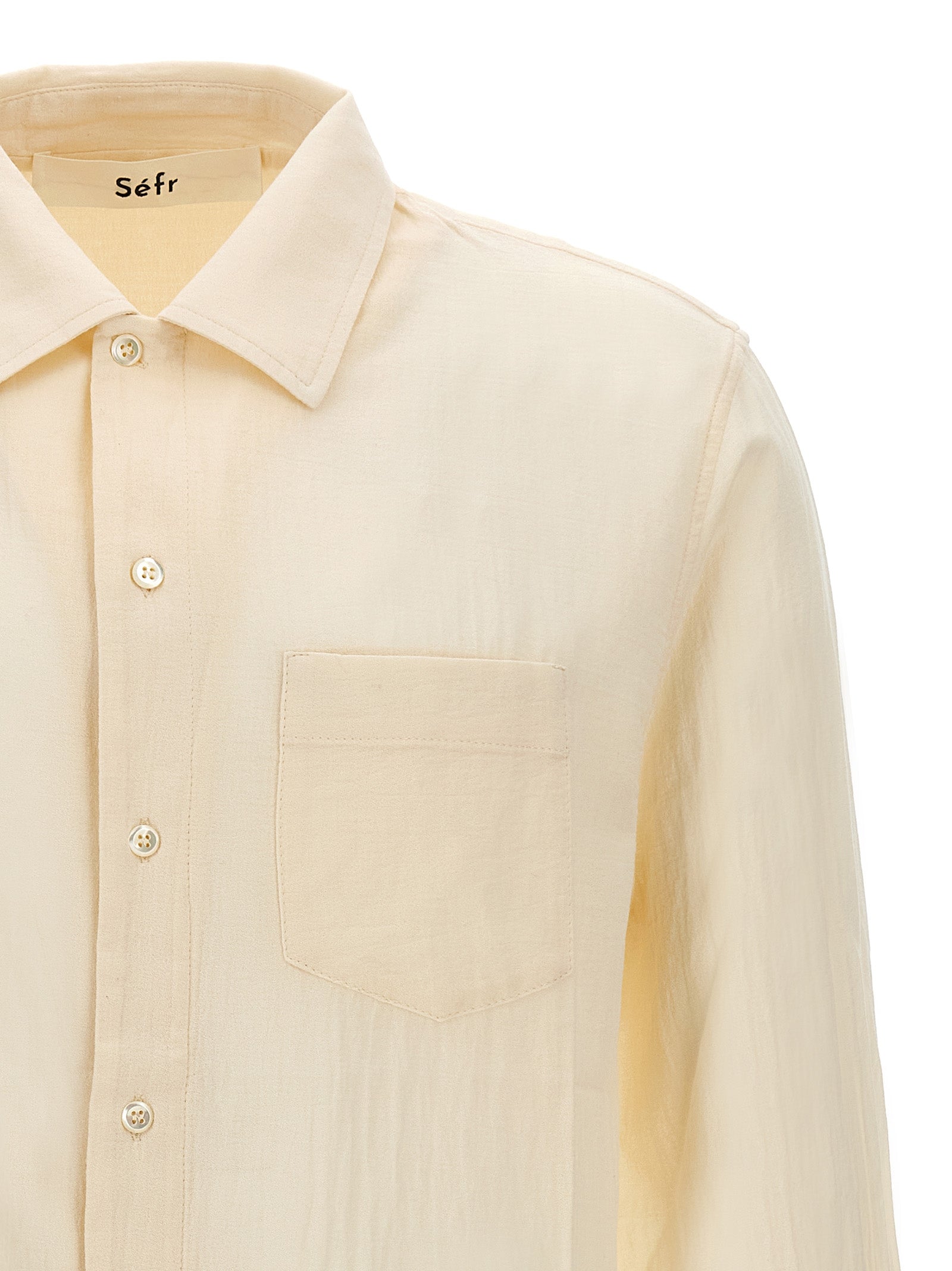 SÉFR White Cotton Blouse
