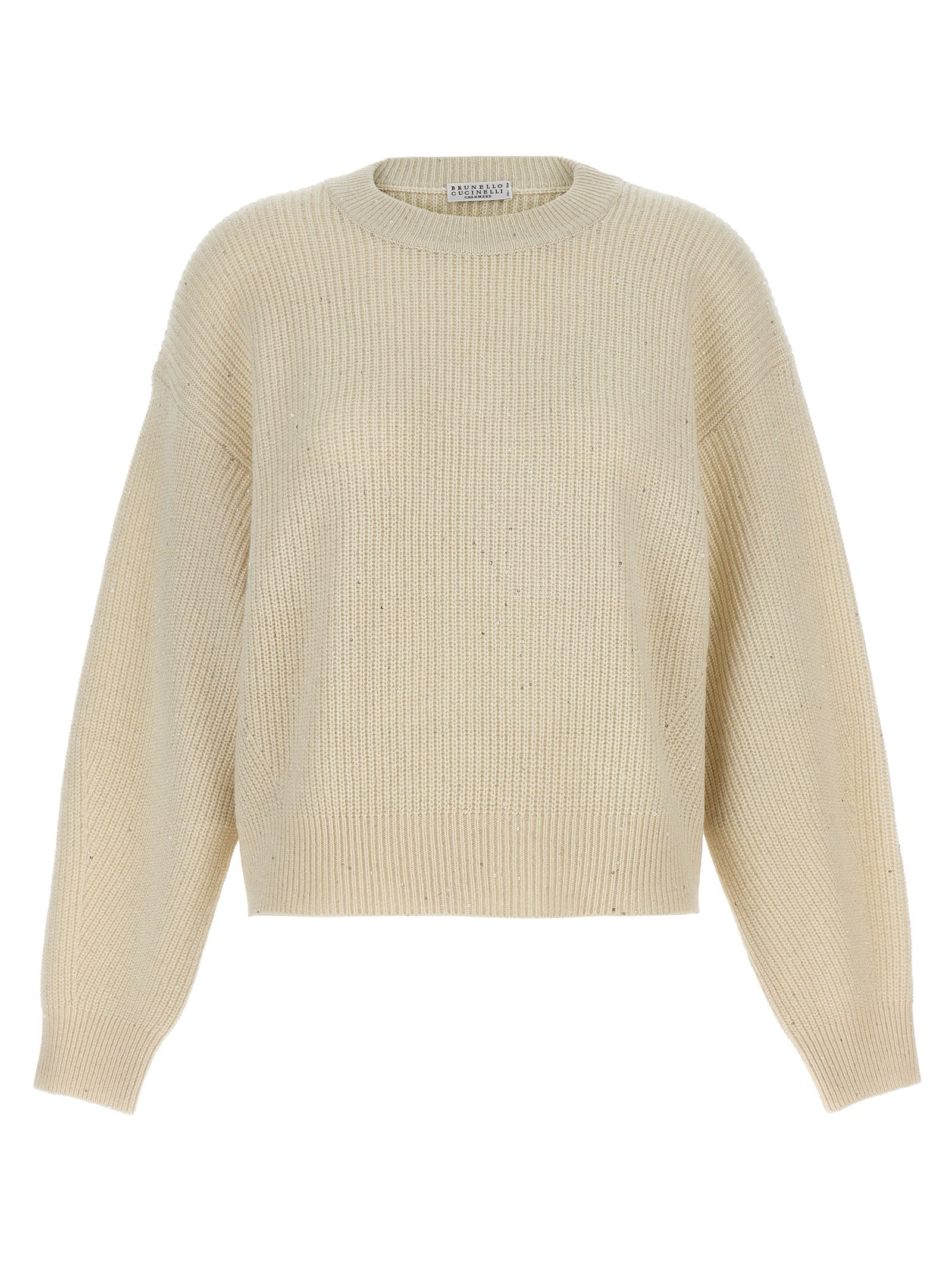 Brunello Cucinelli White Cashmere Cardigan