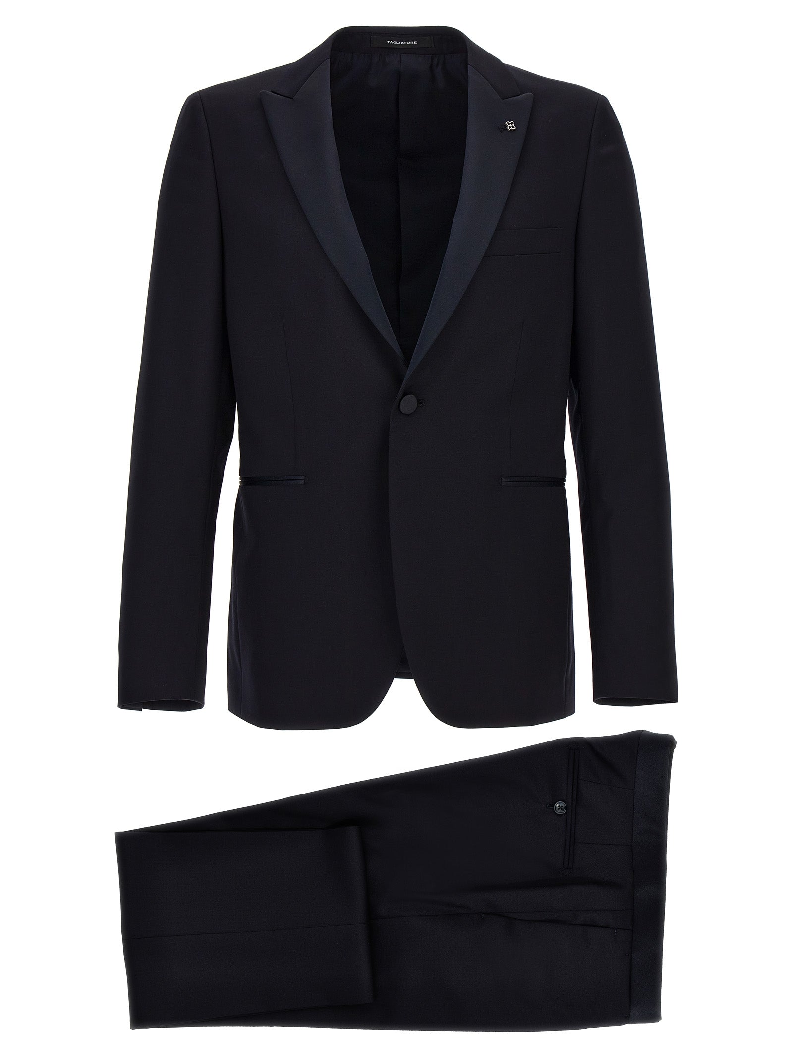 Tagliatore Blue Virgin Wool Blazer