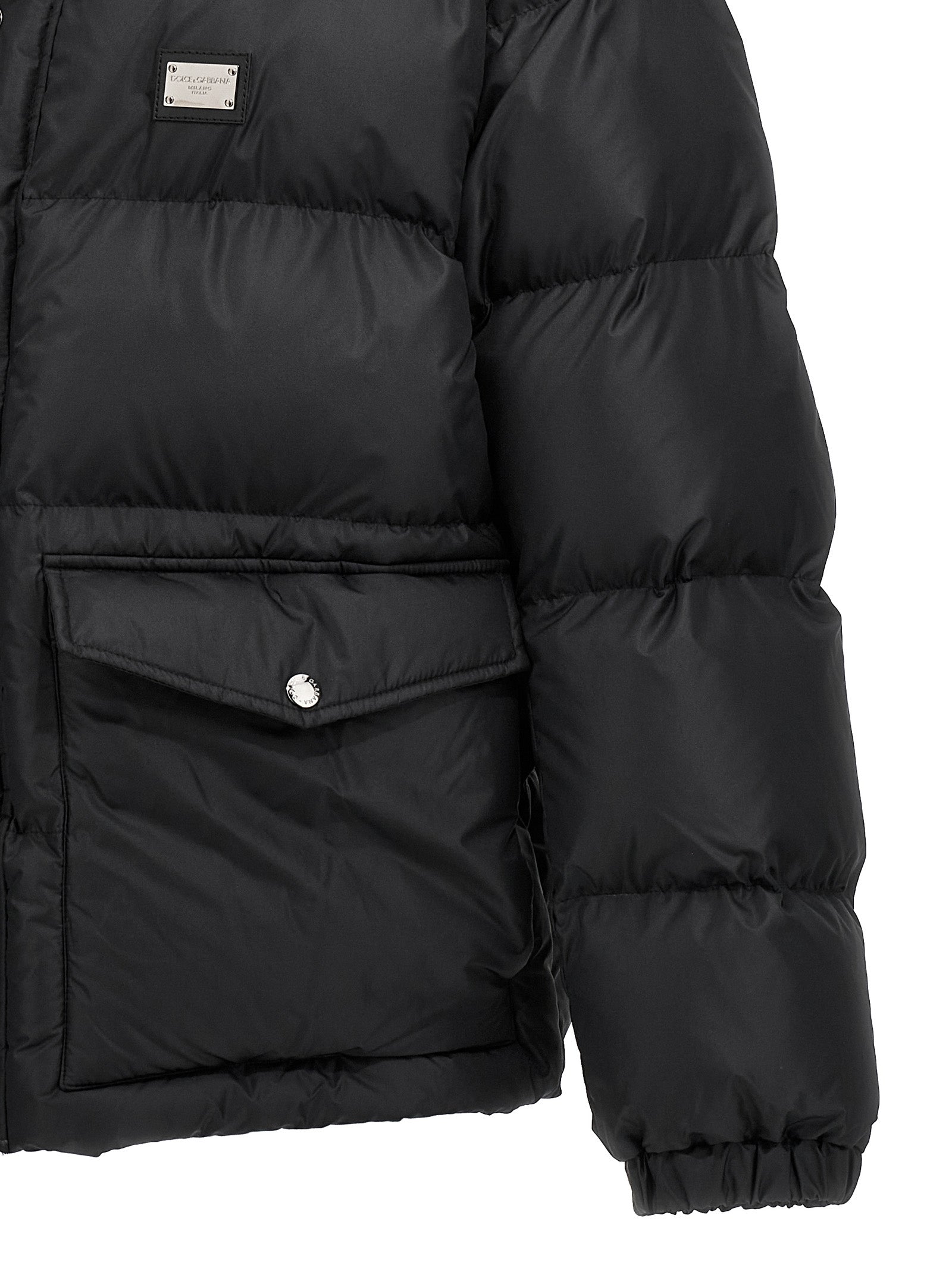 Dolce & Gabbana Black Polyester Jacket