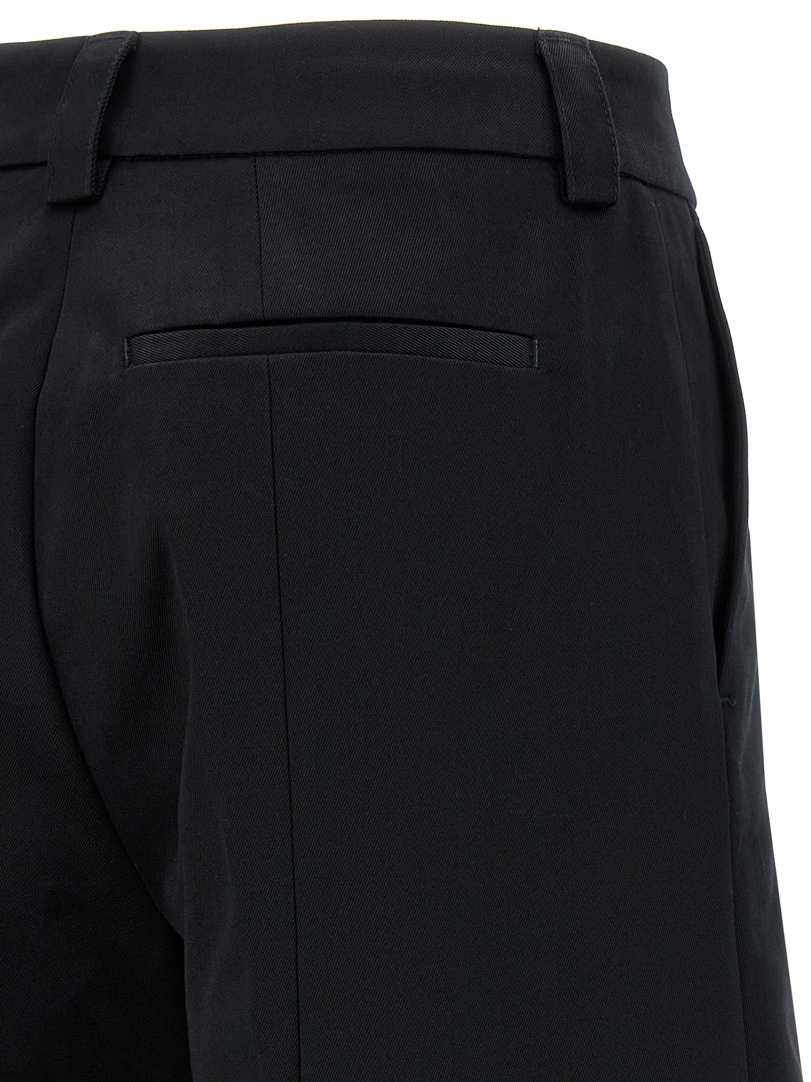 THELATEST Black Cotton Casual Pants