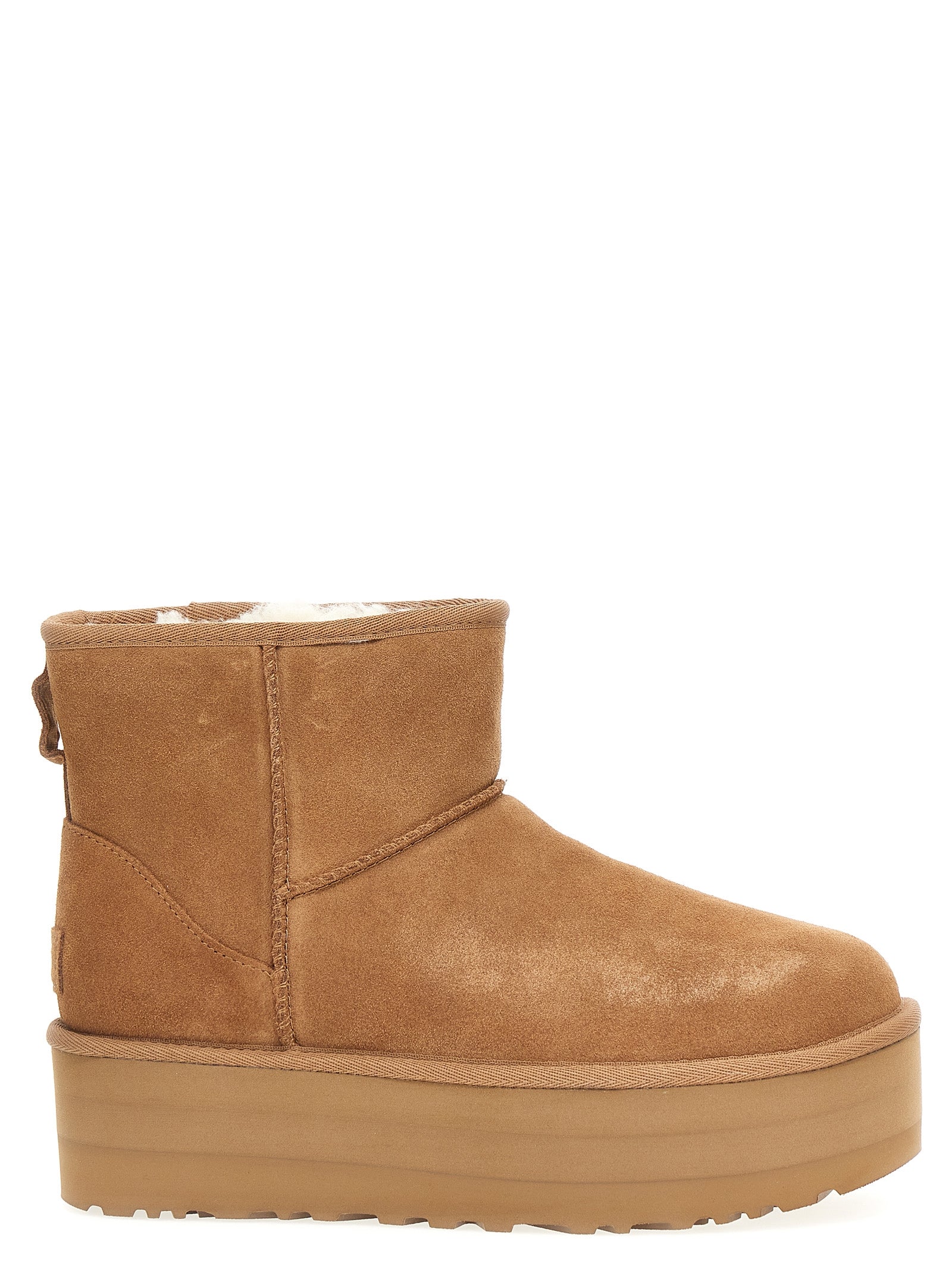 UGG Brown Cowhide Ankle Boots